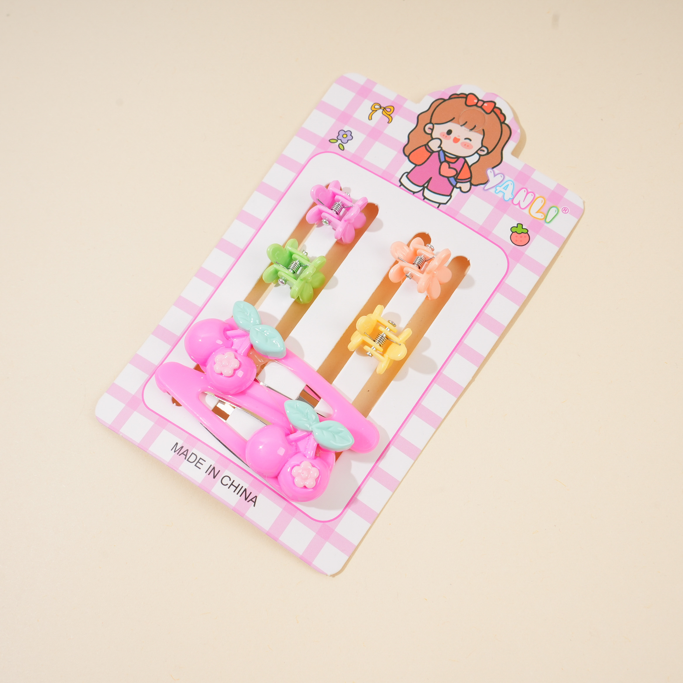 Cherry BB Clip + Claw Clip Set
