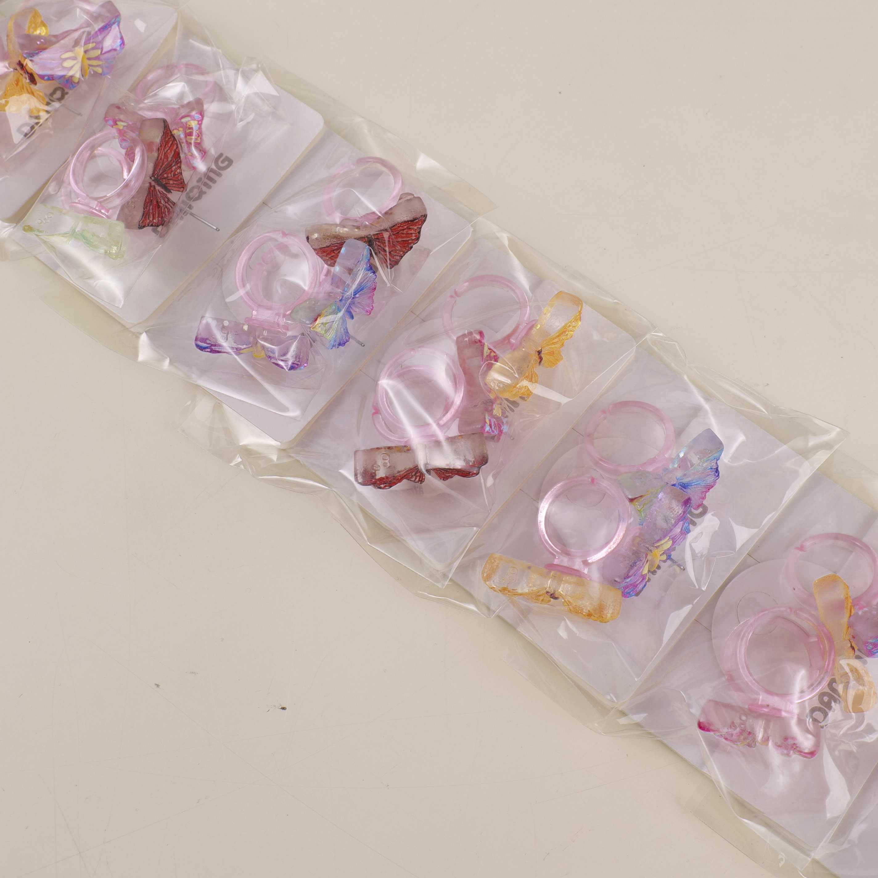 Cartoon Series Kids Rings 3pcs - 2