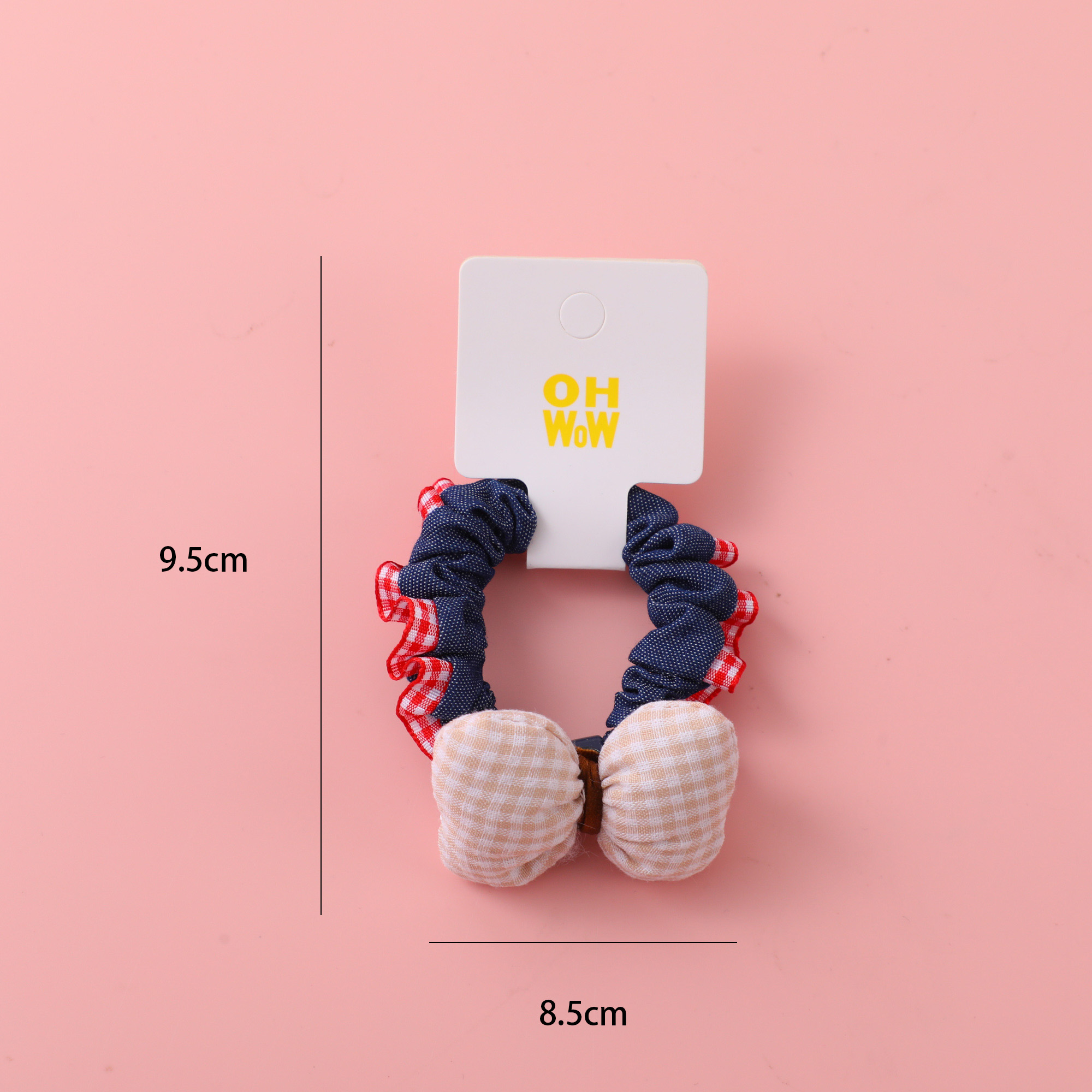 Plaid Bow Hair Ties -4