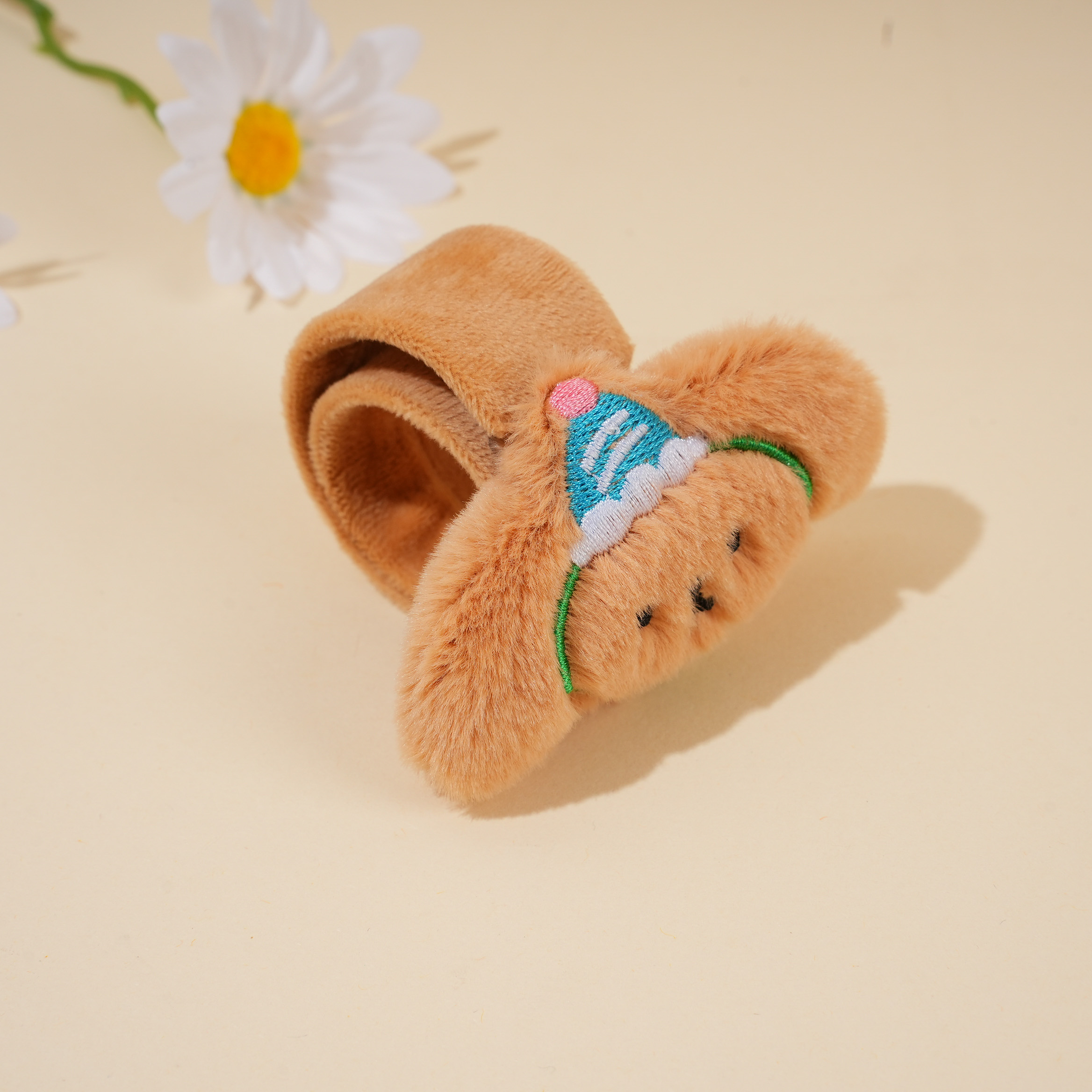 Embroidered Animal Series Slap Bracelet