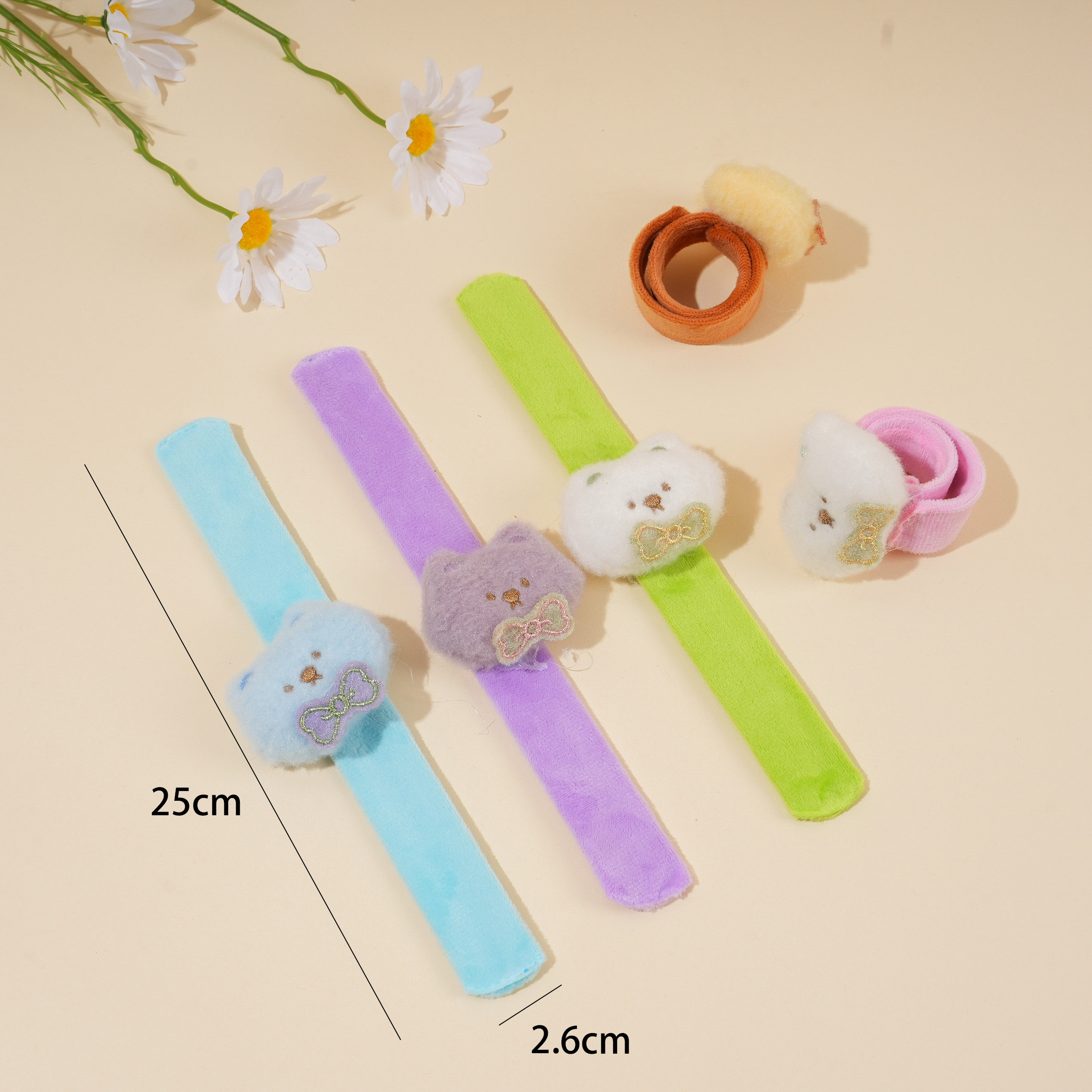 Bowtie Animal Series Slap Bracelet