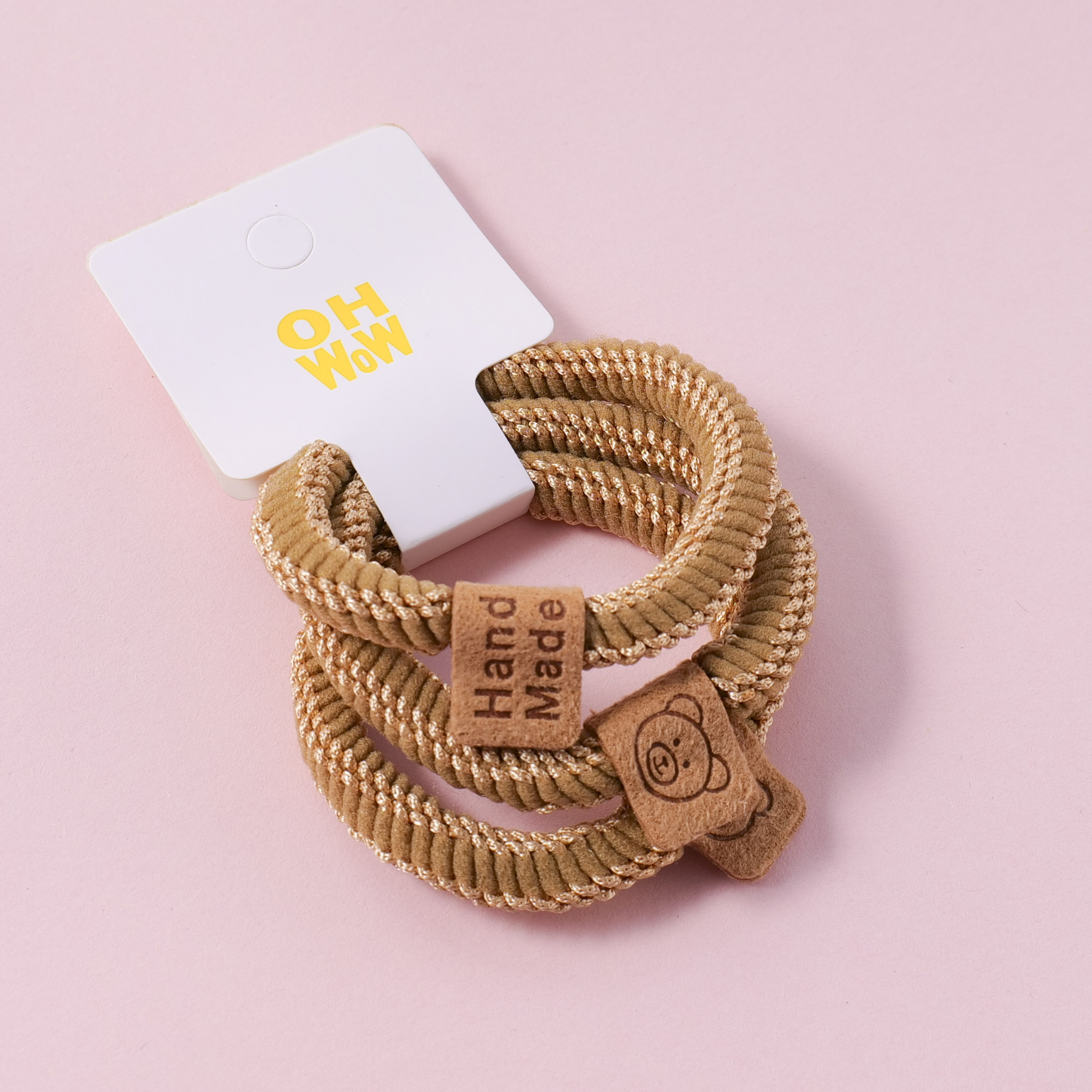 Spiral Pattern Hair Ties 3pcs
