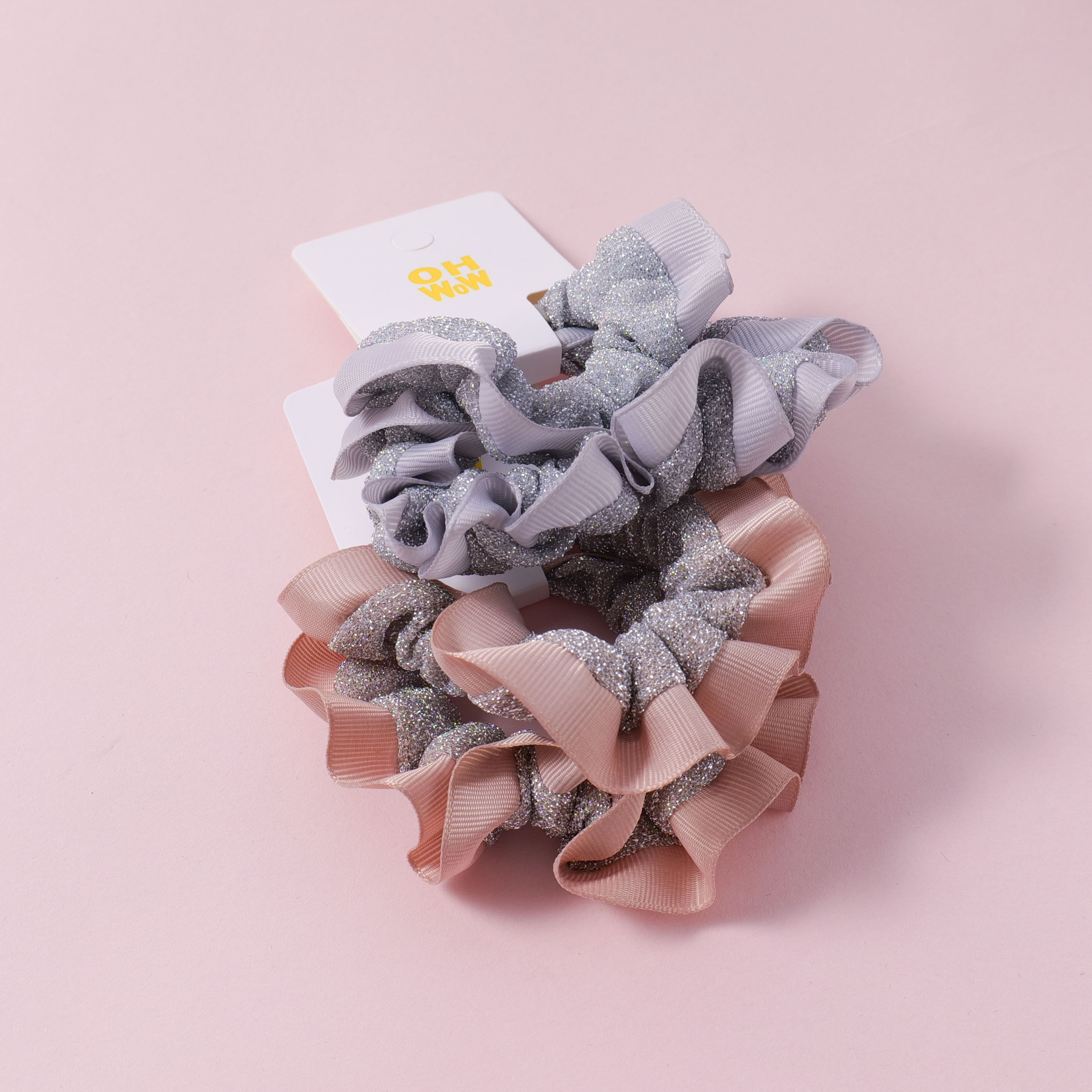 Shiny Thread Hair Ties 2pcs