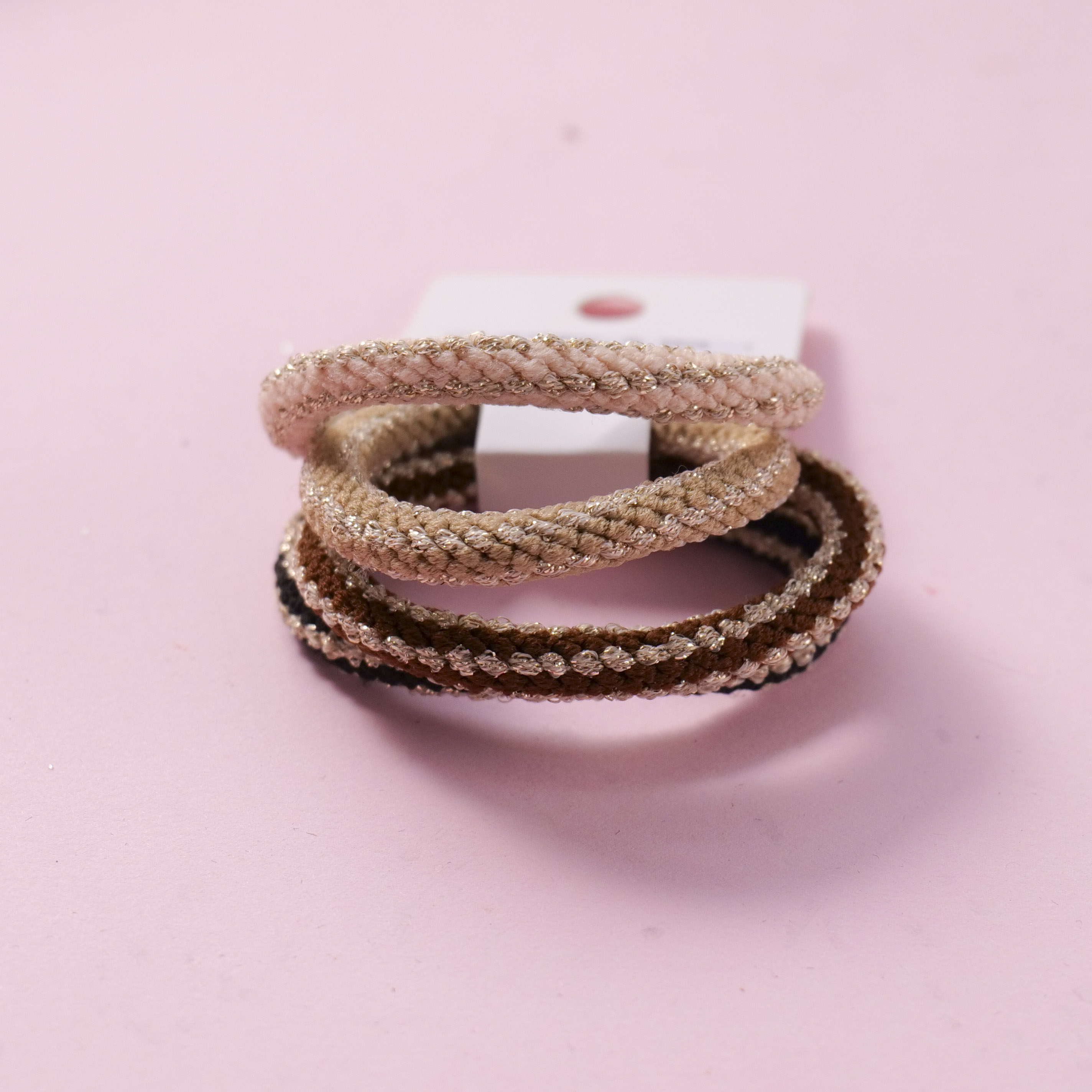 Thick Weave Hair Ties 4pcs-2