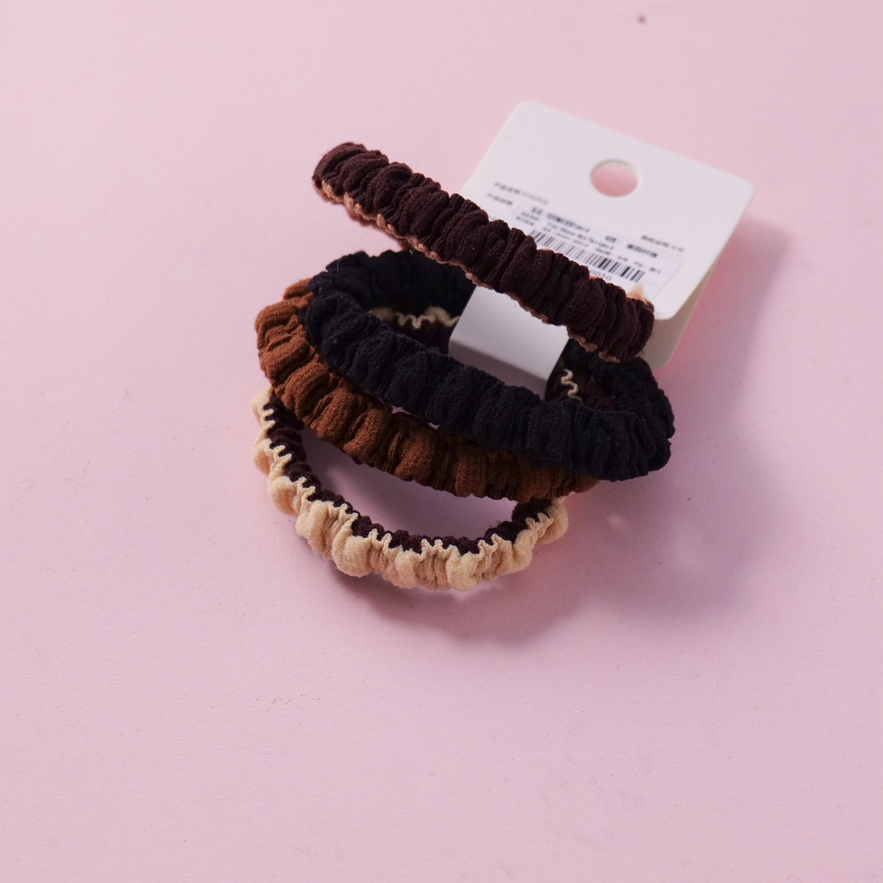 Thick Weave Hair Ties 4pcs-6