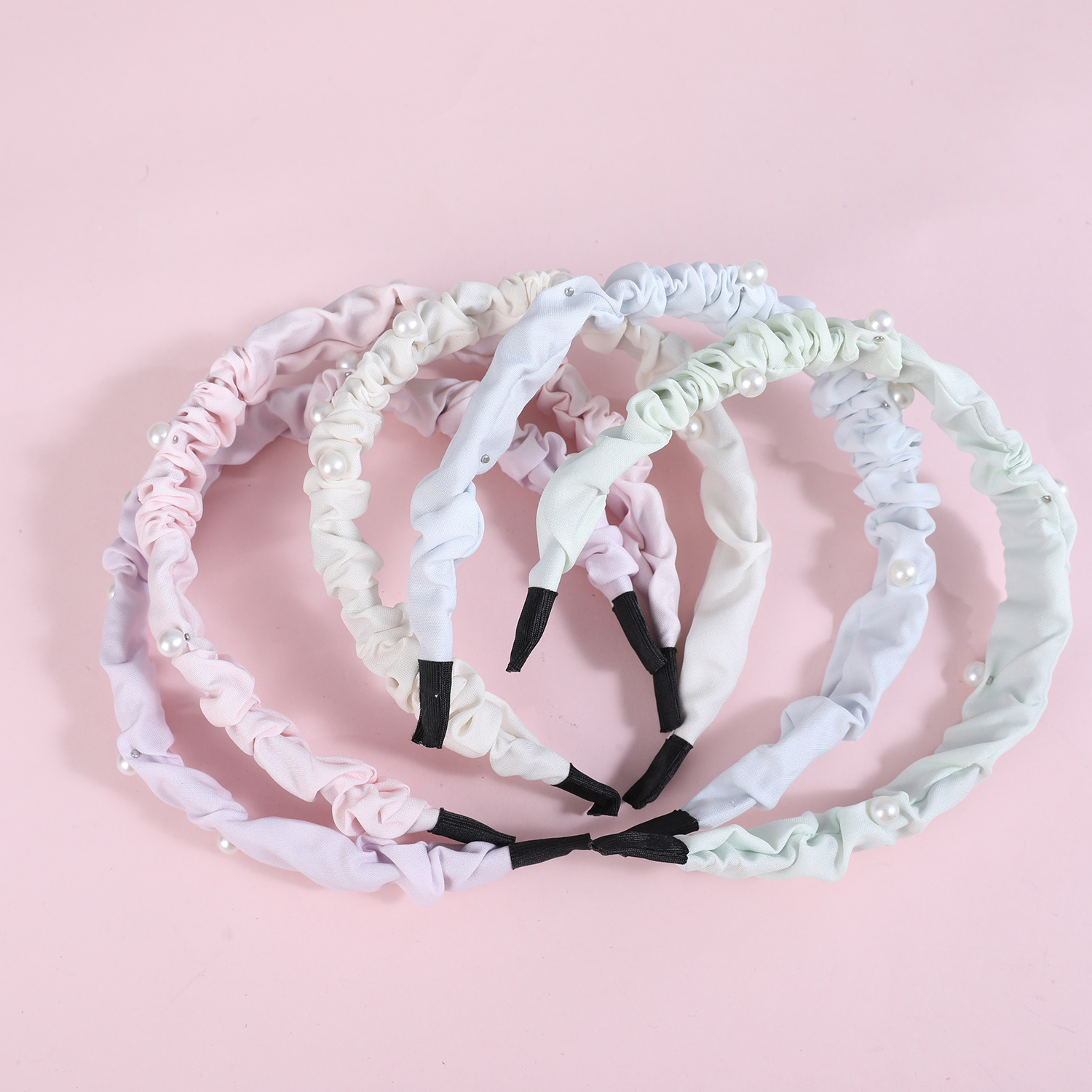 Pearl Fabric Headband - 2