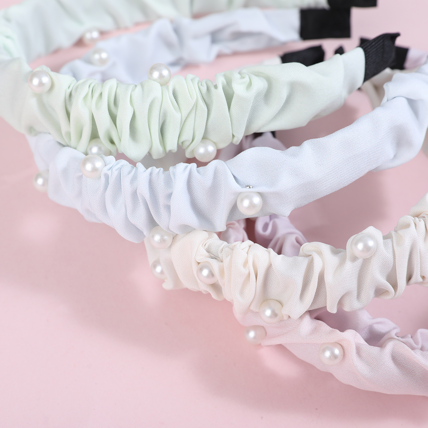Pearl Fabric Headband - 2