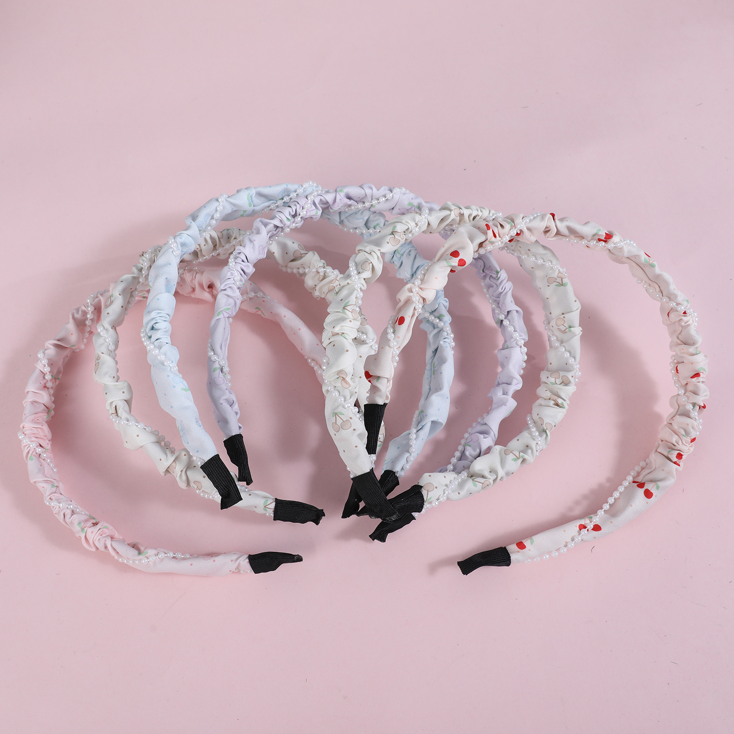 Pearl Fabric Headband - 4