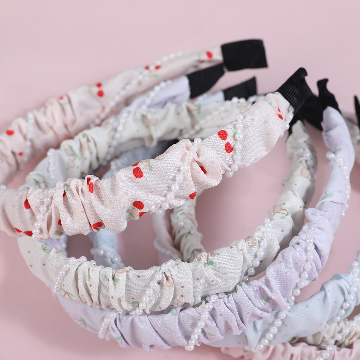Pearl Fabric Headband - 4