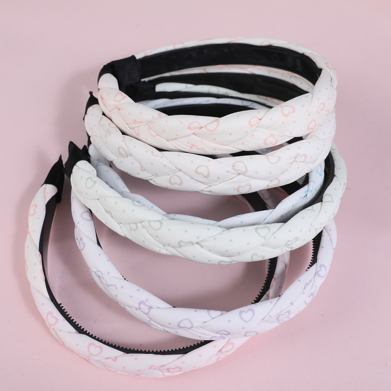 Braided Cross Fabric Headband - 1