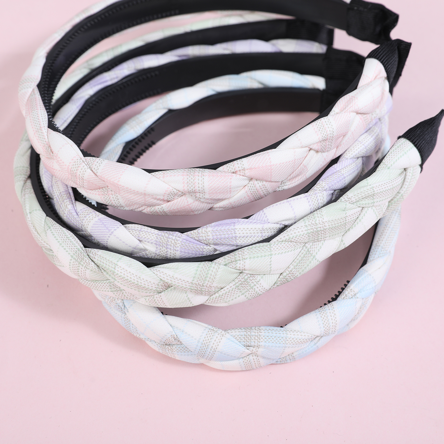 Braided Cross Fabric Headband - 2