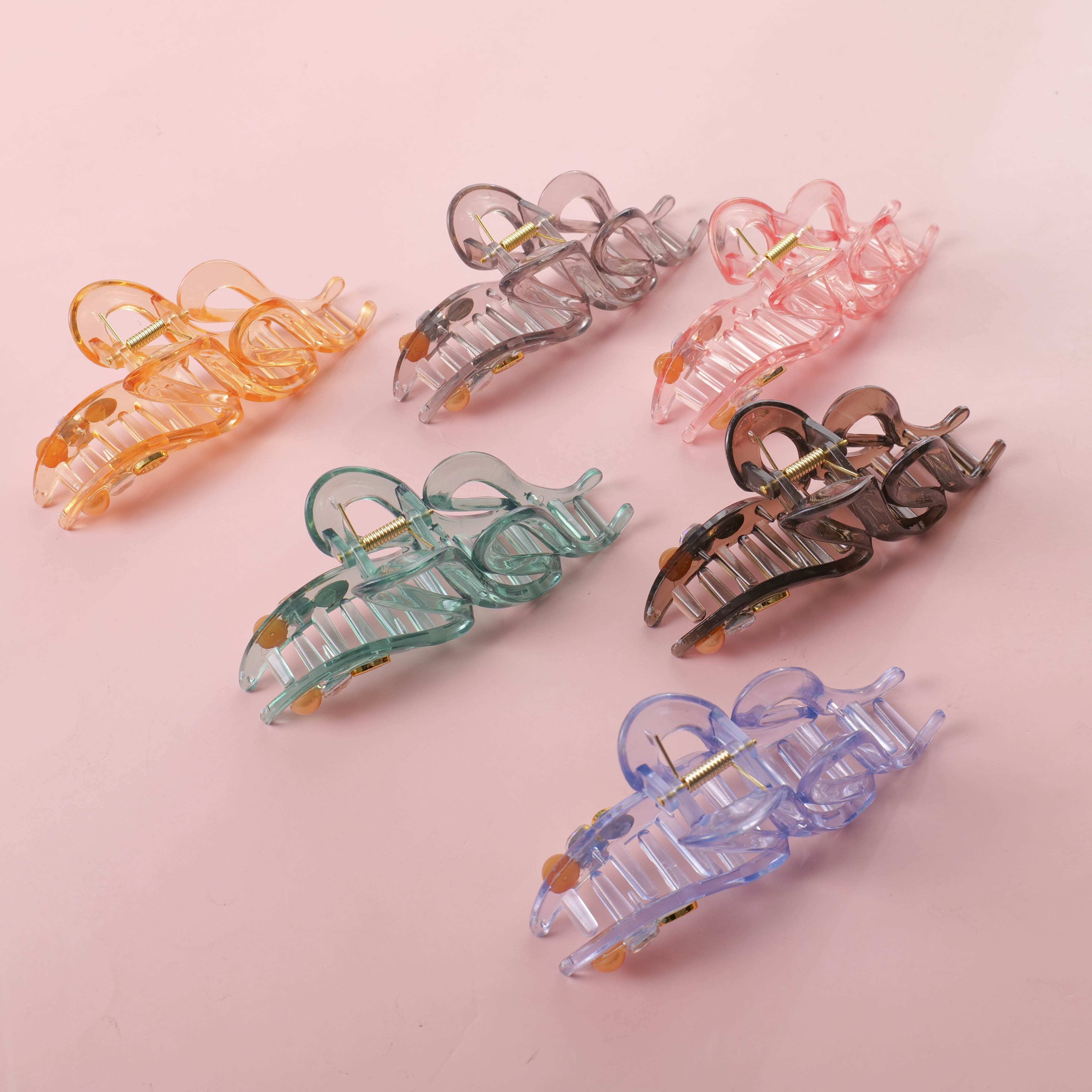 Macaron Geometric Hair Claw 13cm