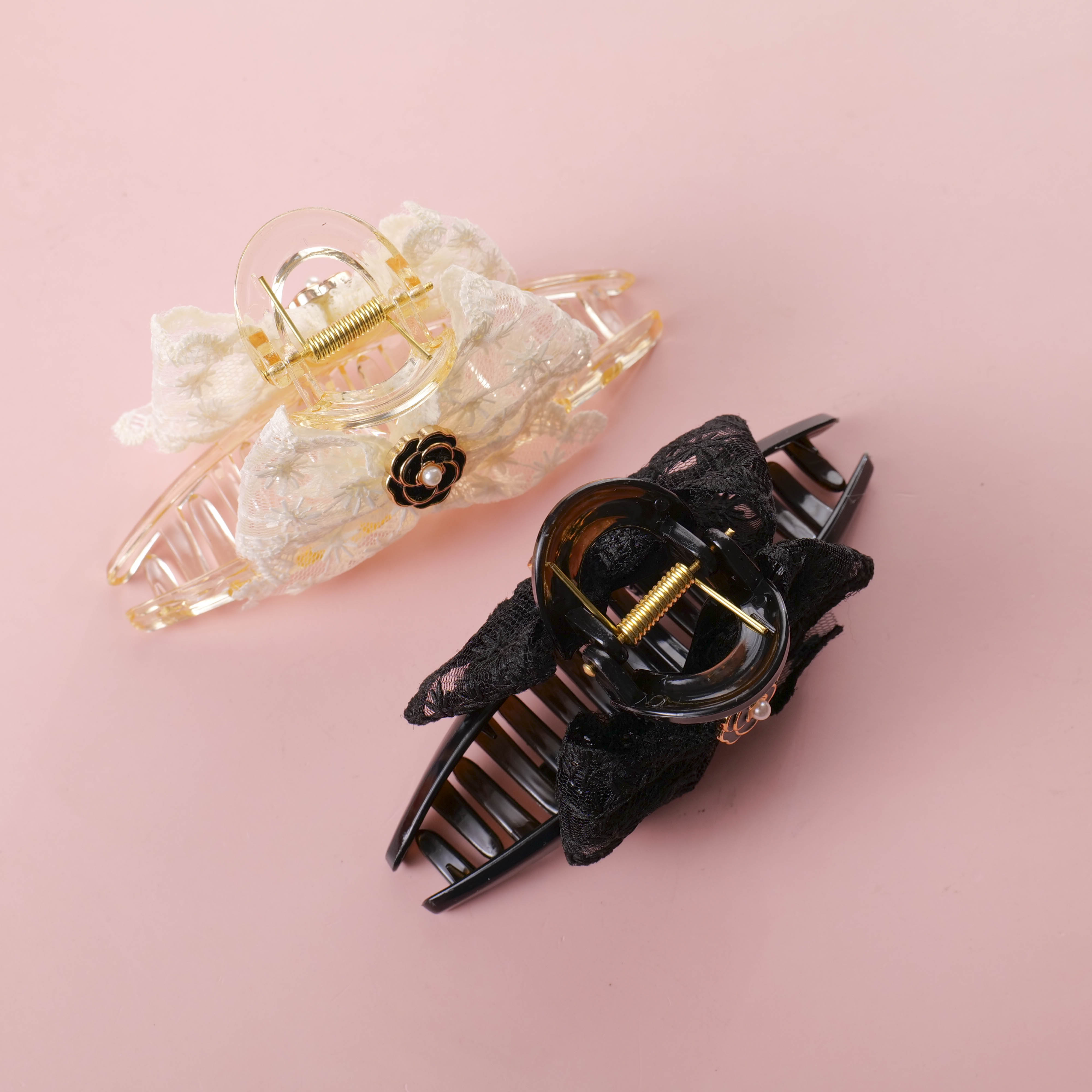 Camellia Hair Claw Clip 13cm