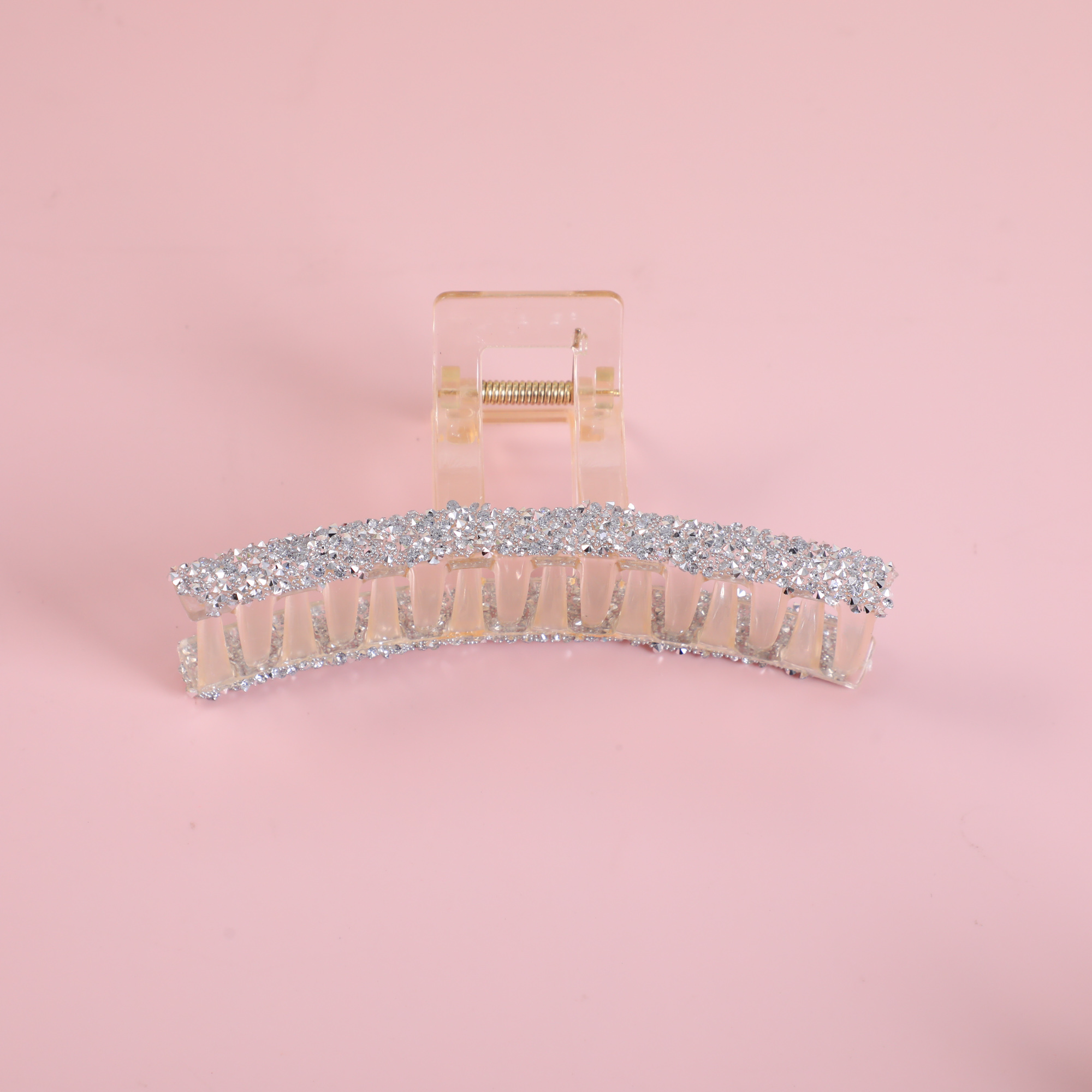Sparkling Rhinestone Square Claw Clips