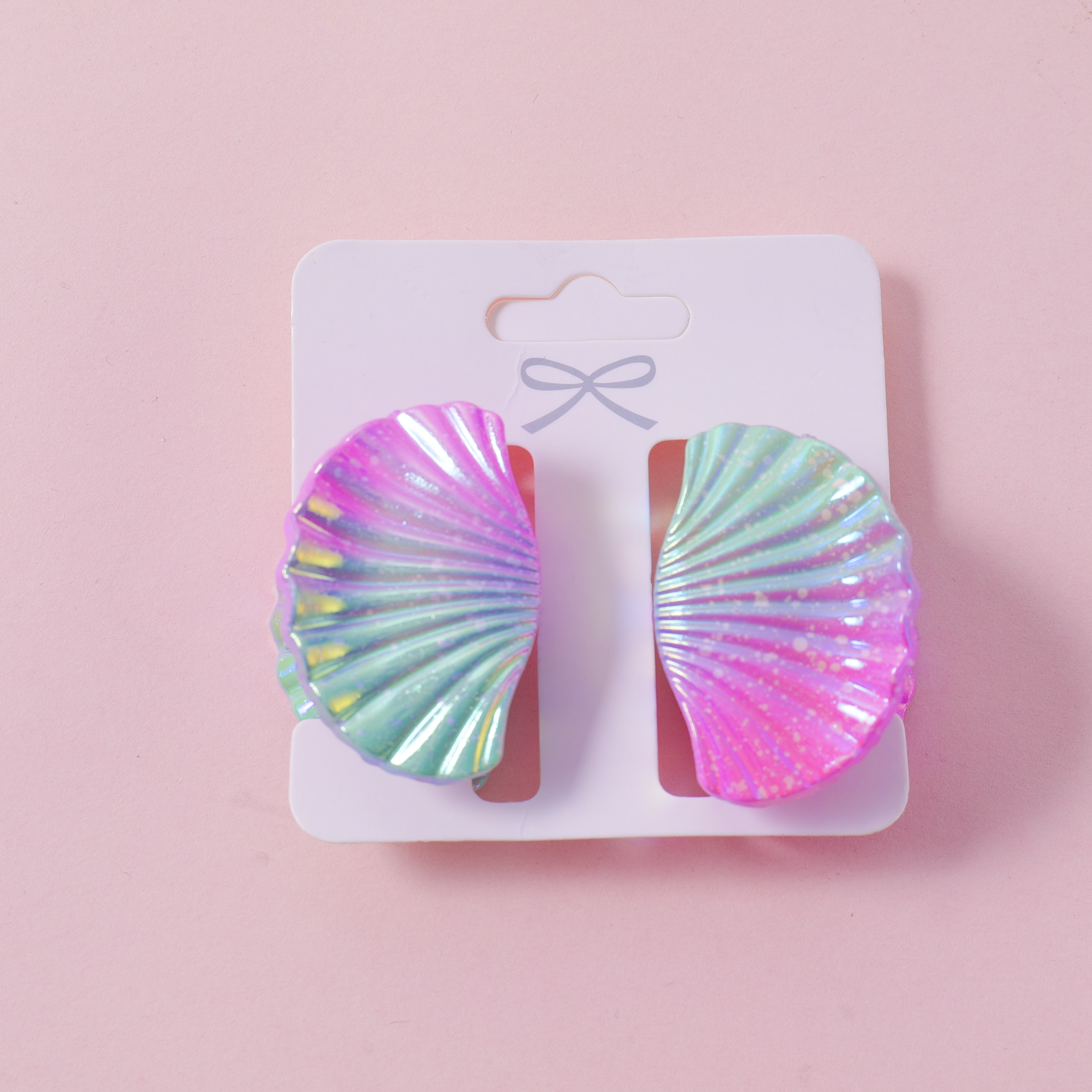 Pearlescent Shell Claw Clip 2Pcs
