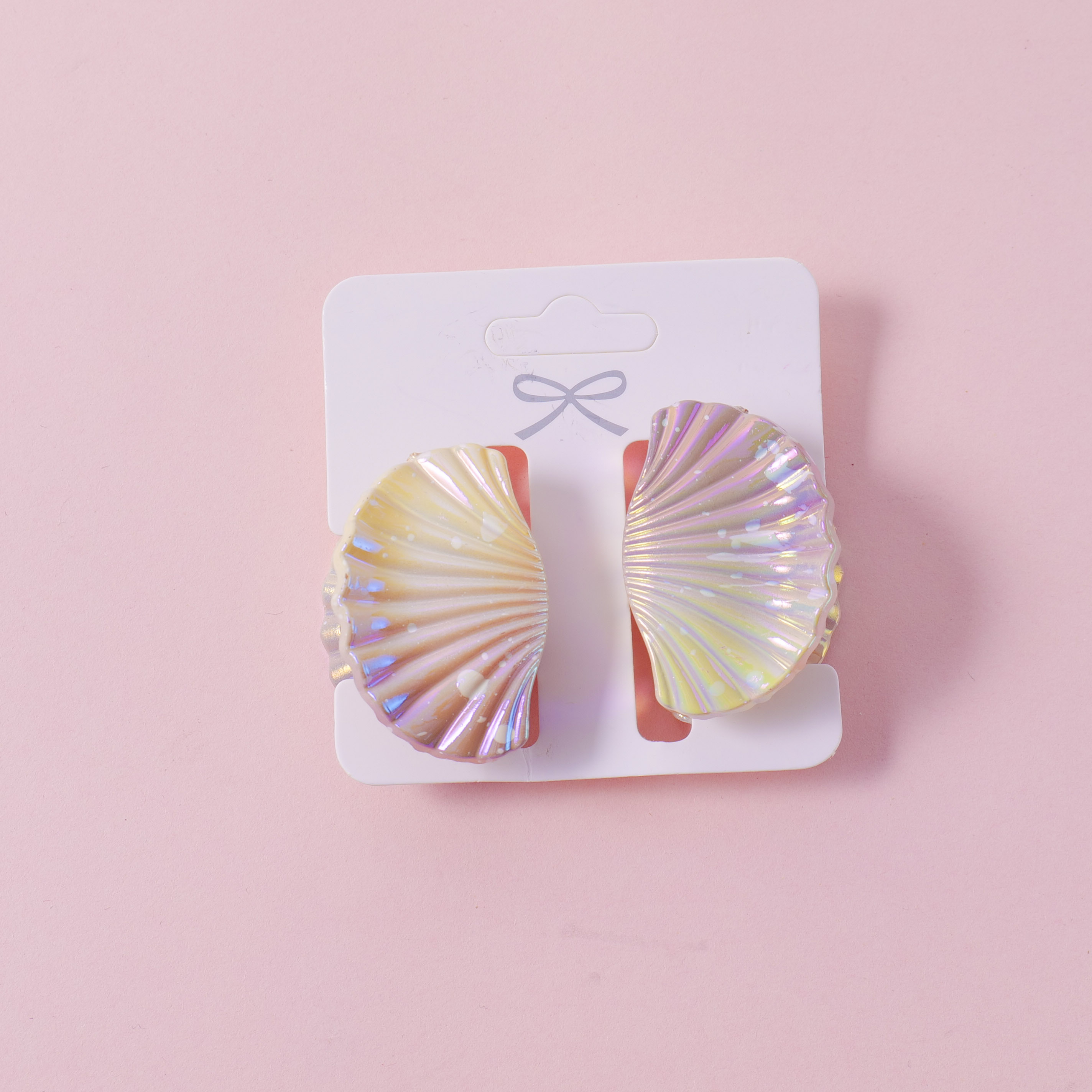 Pearlescent Shell Claw Clip 2Pcs