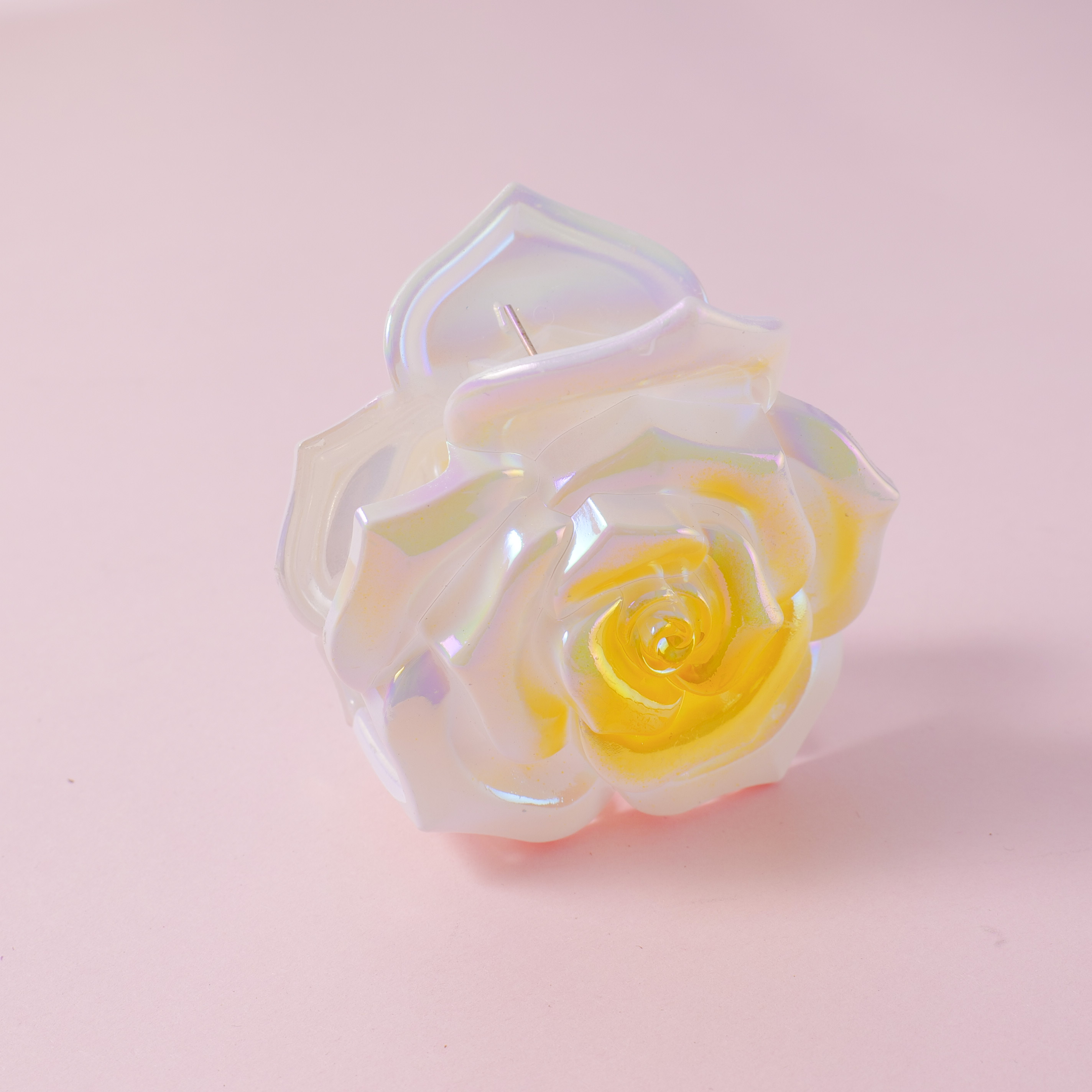 Aurora Gradient Rose Claw Clip