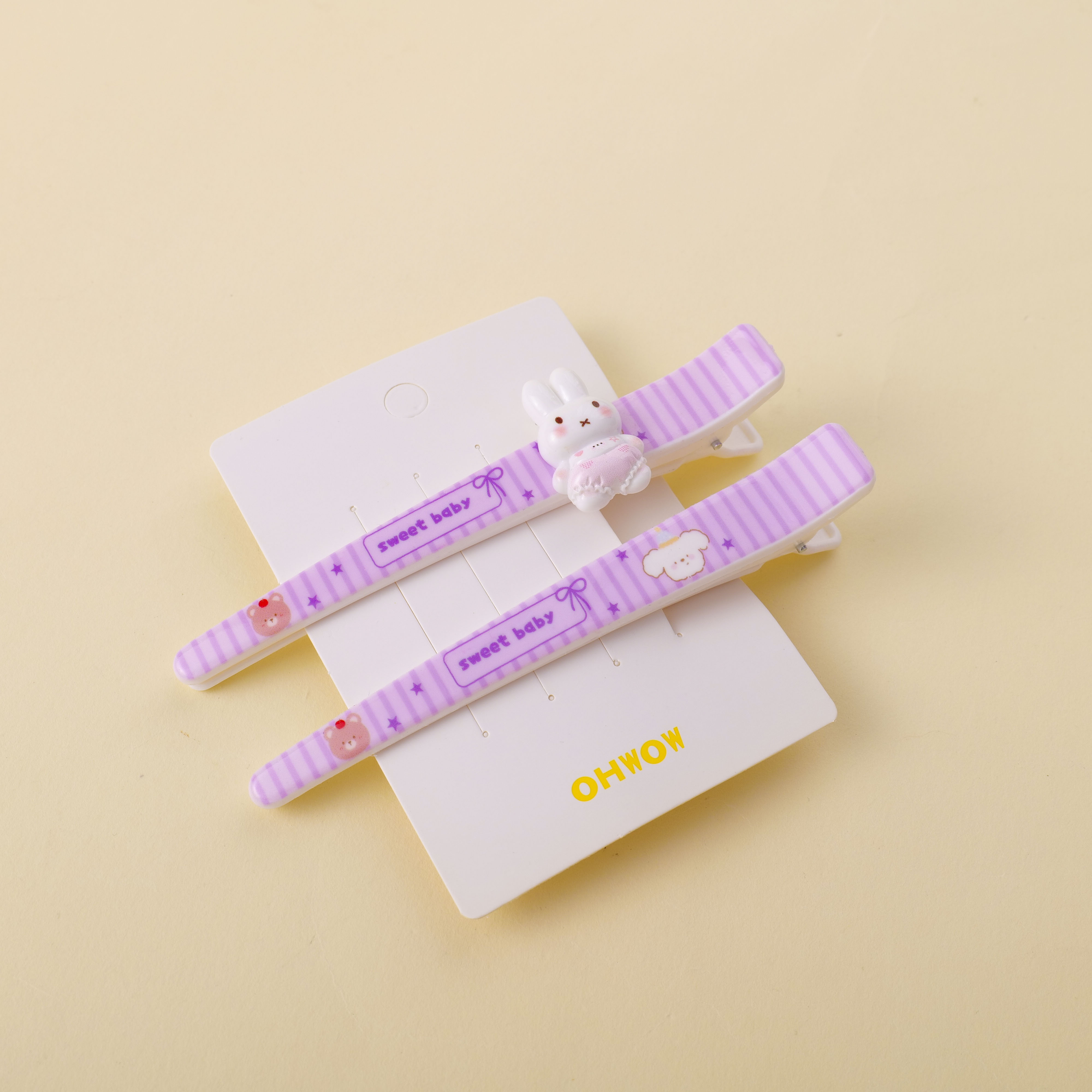 12cm Carrot Bunny Hair Clips 2pcs