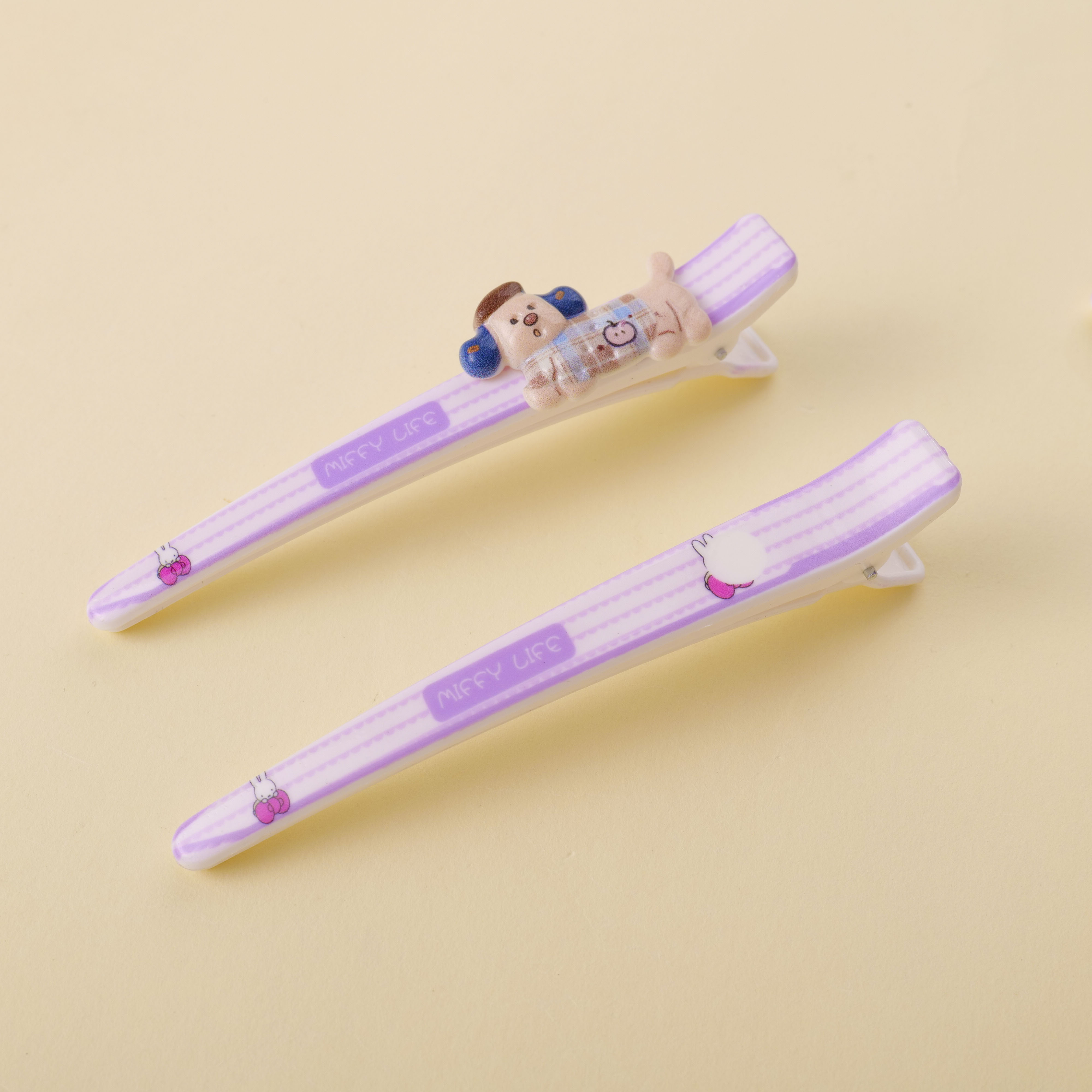 12cm Big Ear Puppy Hair Clips 2pcs