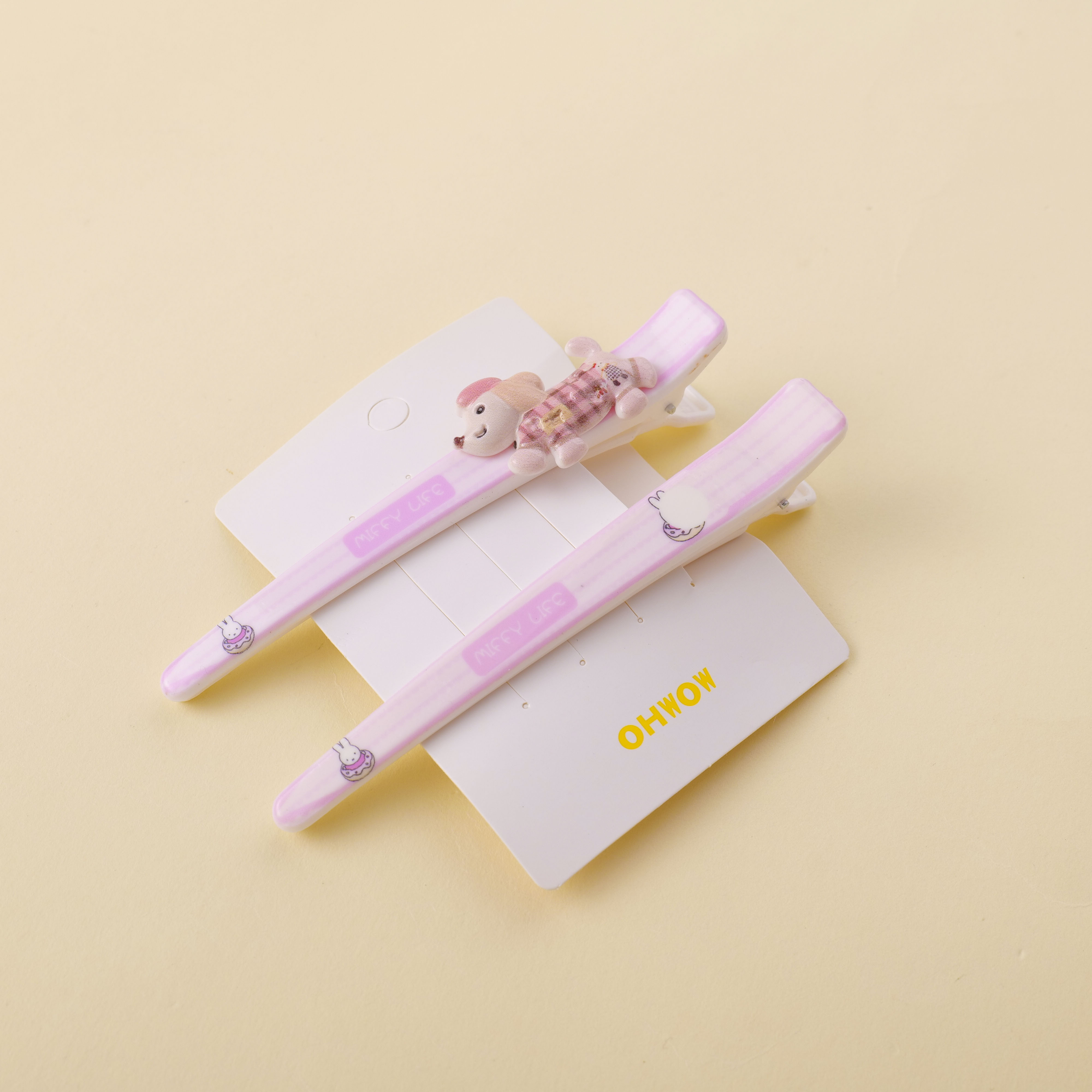 12cm Big Ear Puppy Hair Clips 2pcs