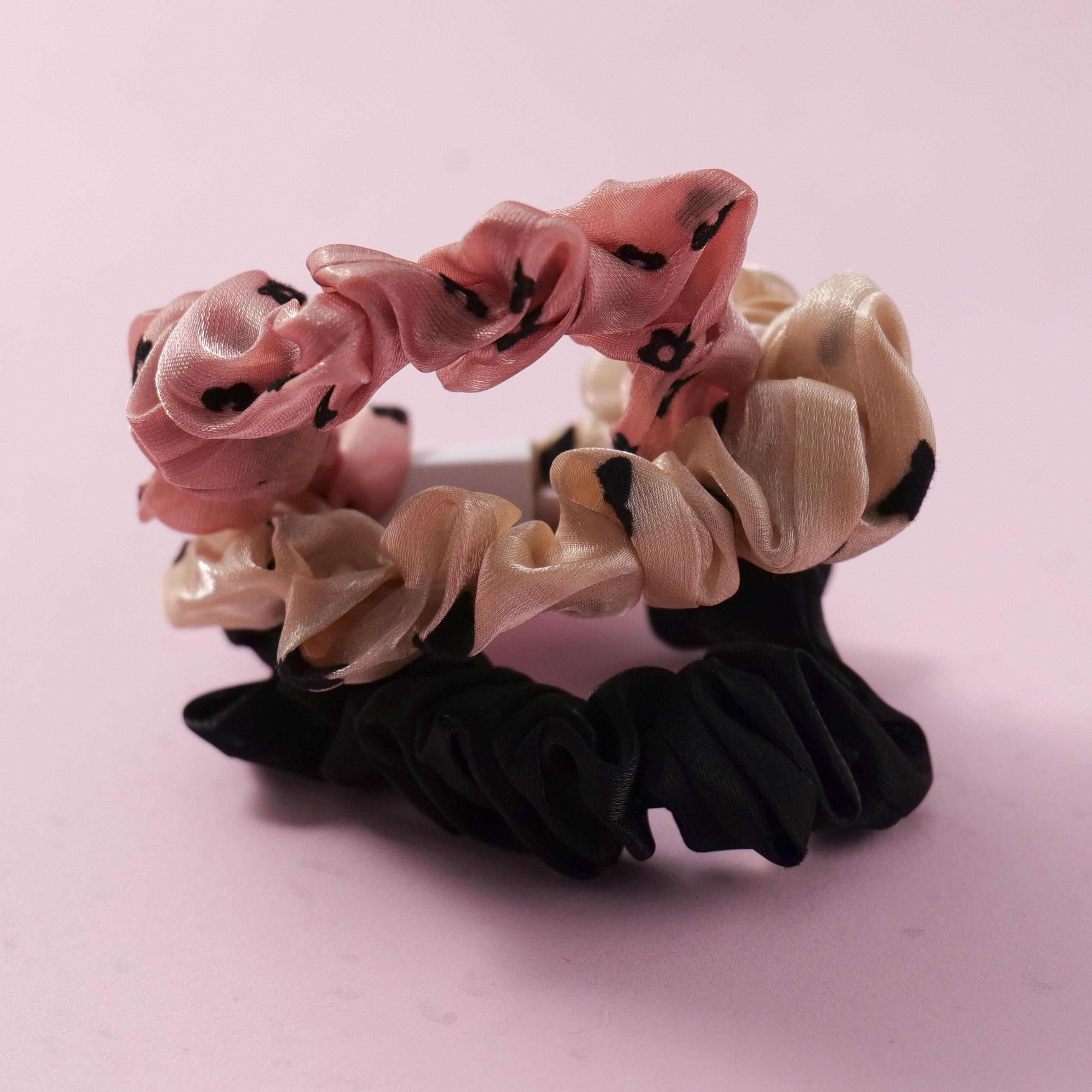 Fluffy Tulle Fashion Hair Ties 3pcs-2