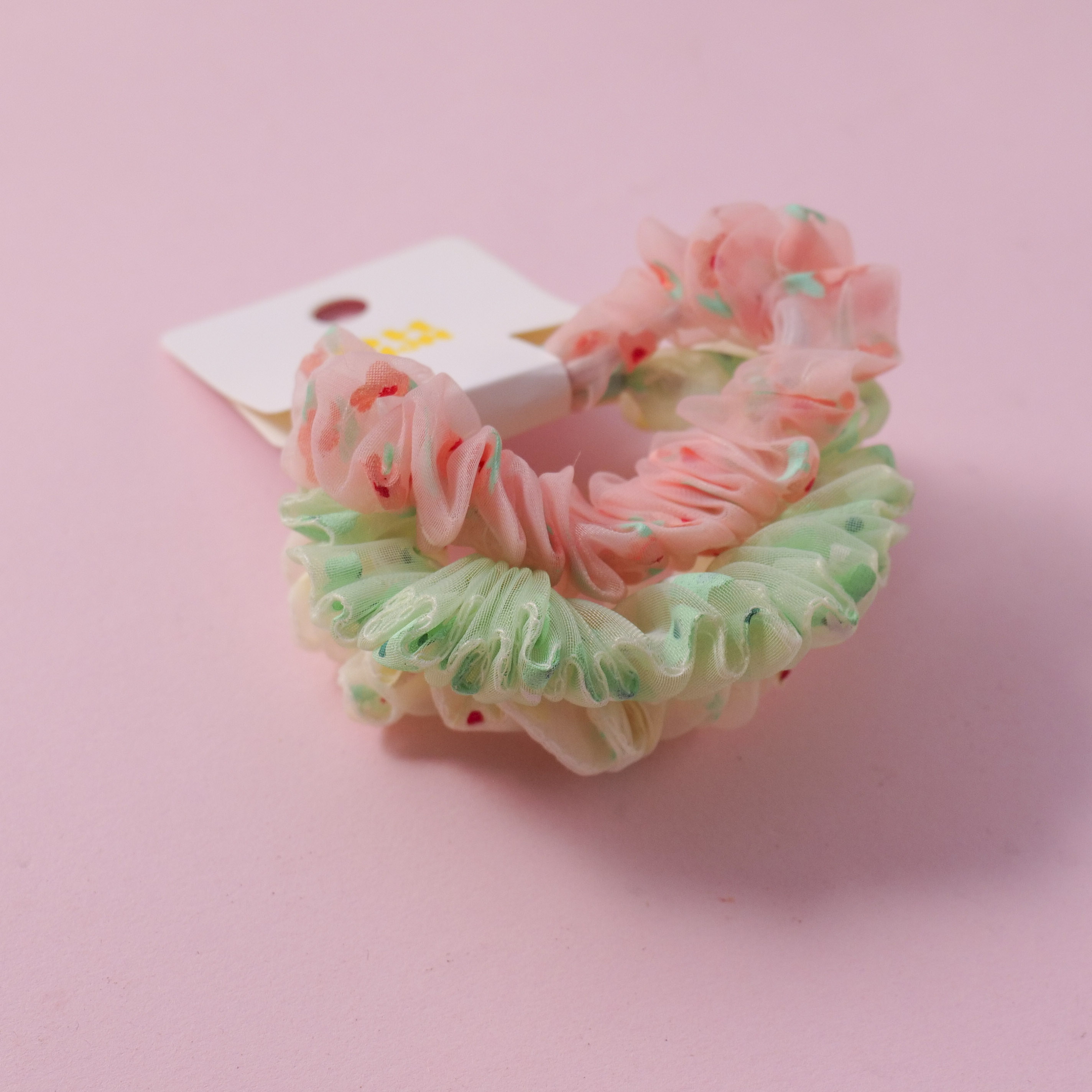 Fluffy Tulle Fashion Hair Ties 3pcs-3