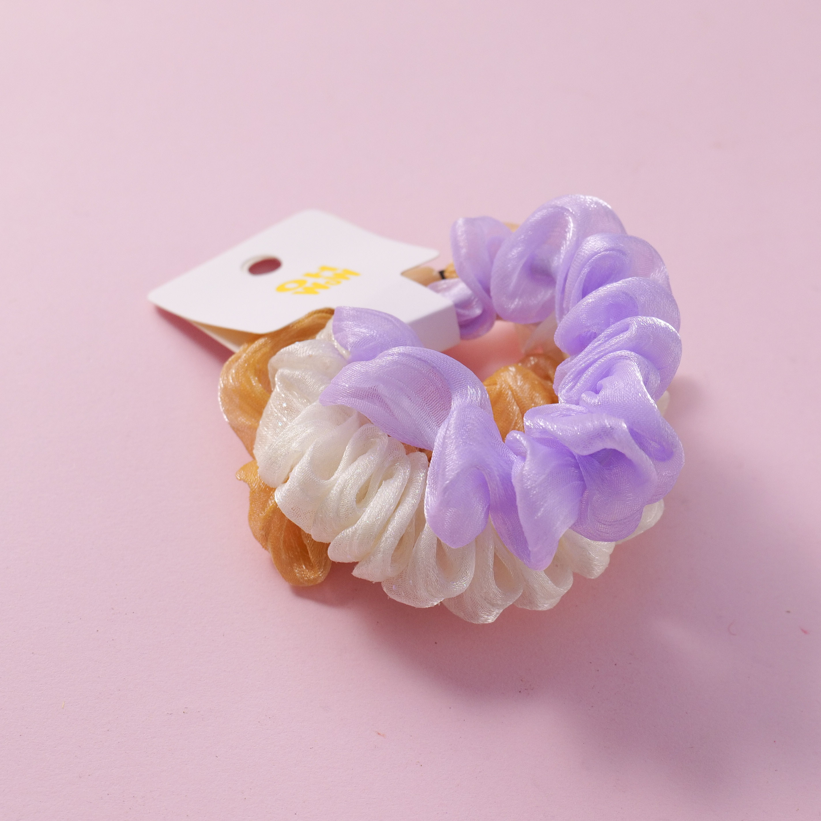 Fluffy Tulle Fashion Hair Ties 3pcs-4