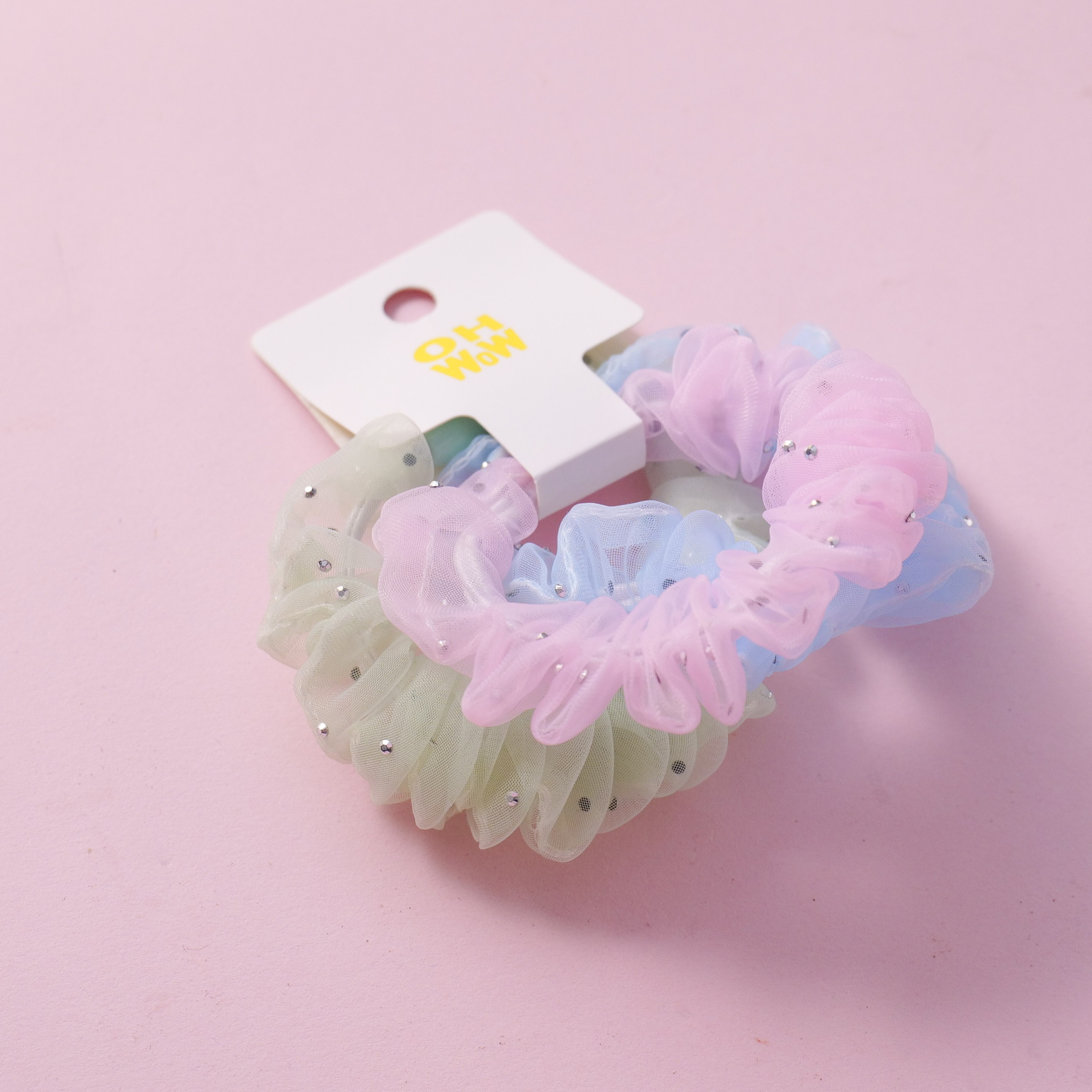 Fluffy Tulle Fashion Hair Ties 3pcs-6