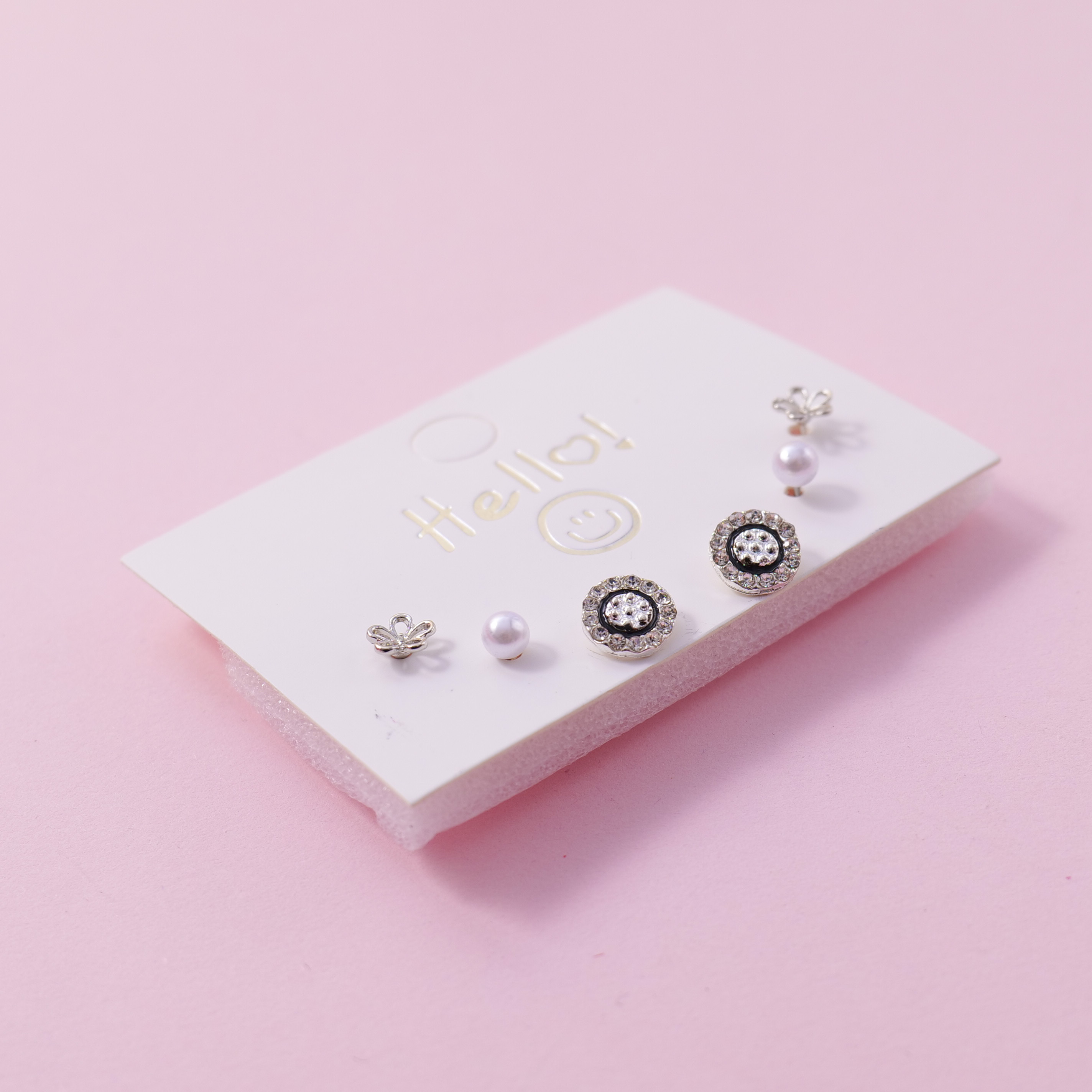 Random Mixed Style Fashion 3Pairs Earring-4