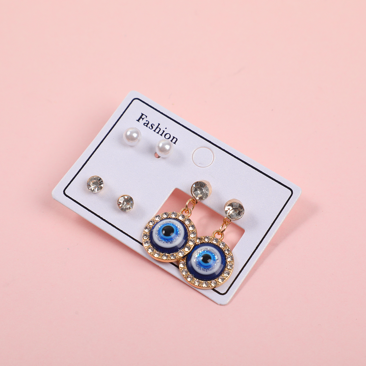 Eye Series Luxury 3 Pairs Earrings-3