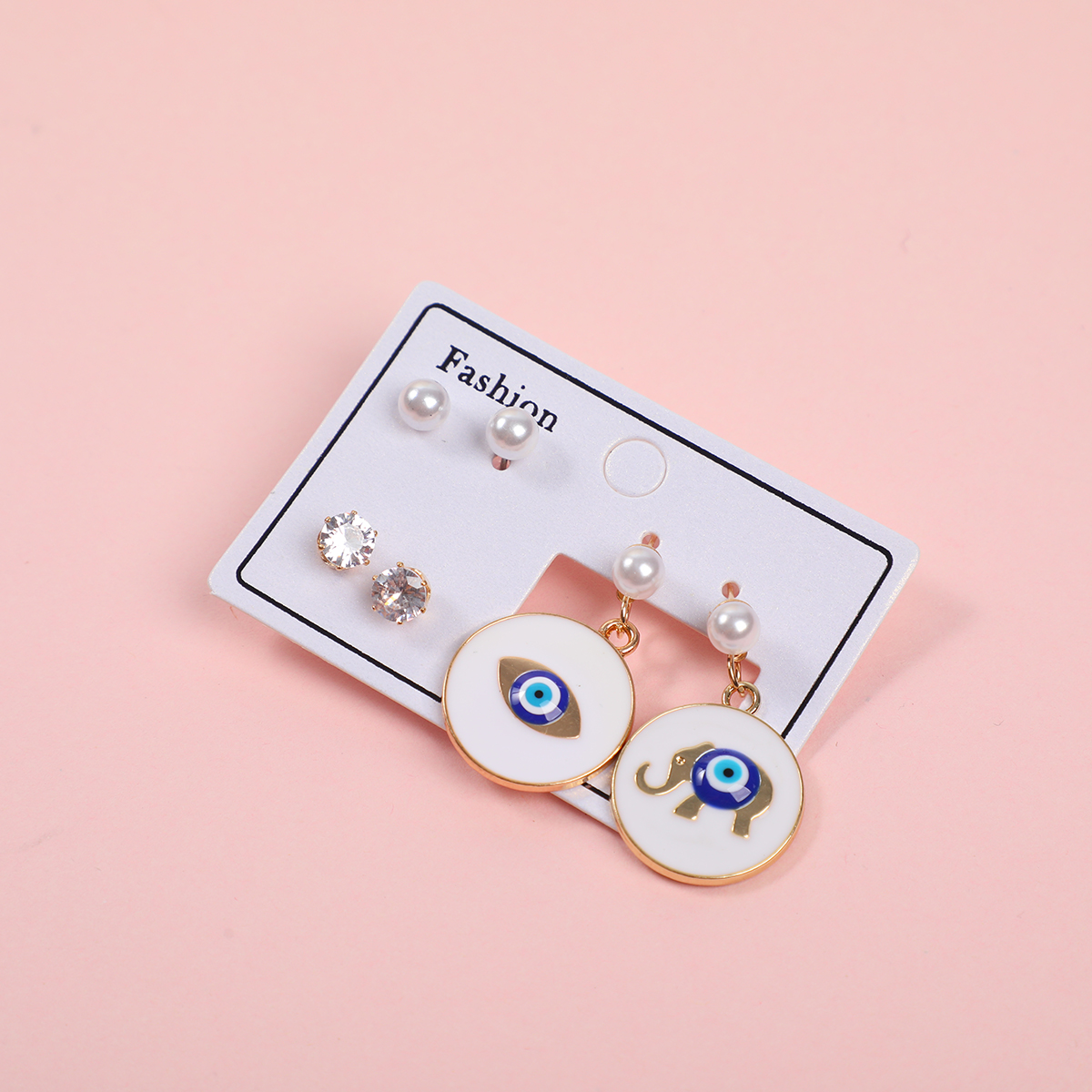 Eye Series Luxury 3 Pairs Earrings-6