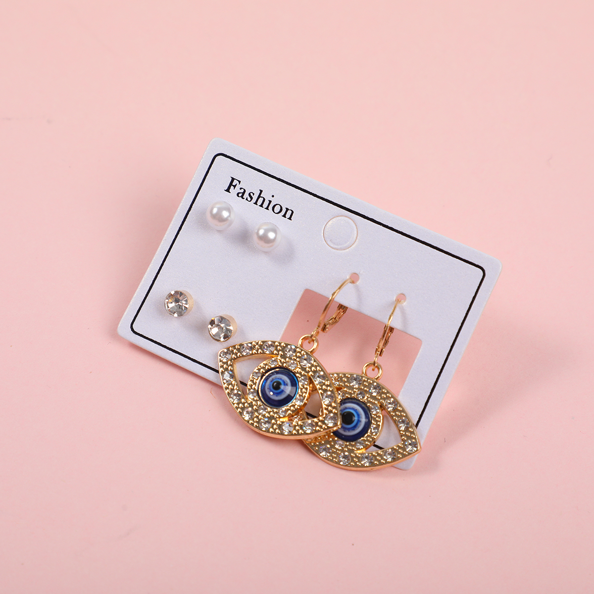 Eye Series Luxury 3 Pairs Earrings-7