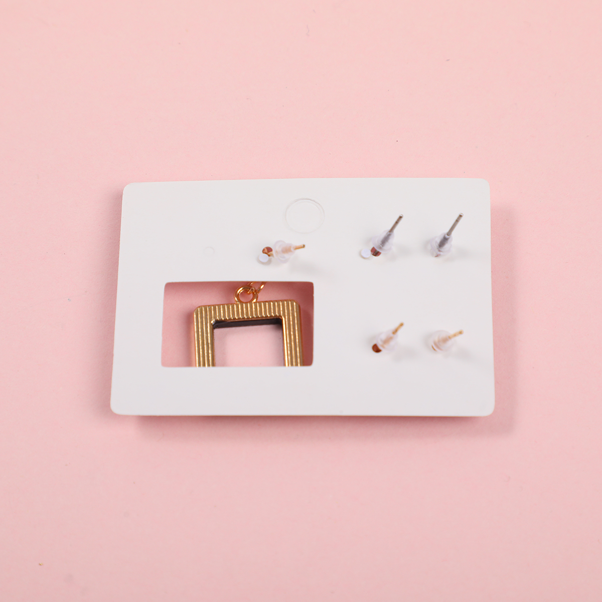 Hollow Rhombus Luxury 3 Pairs Earrings