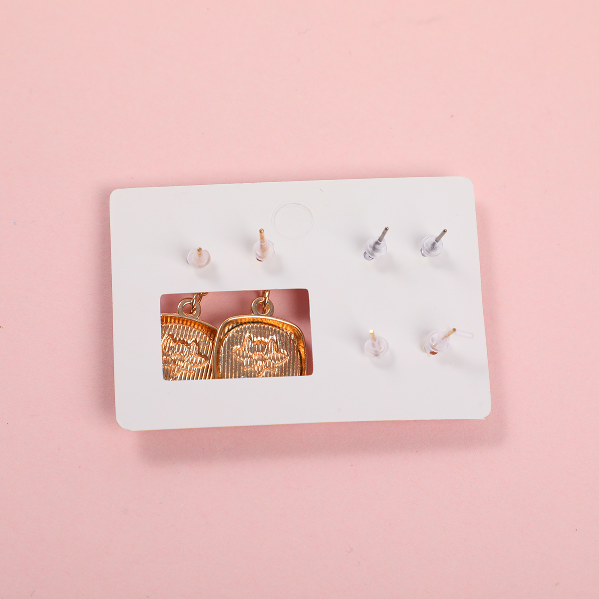 Lotus Pearl 3 Pairs Earrings