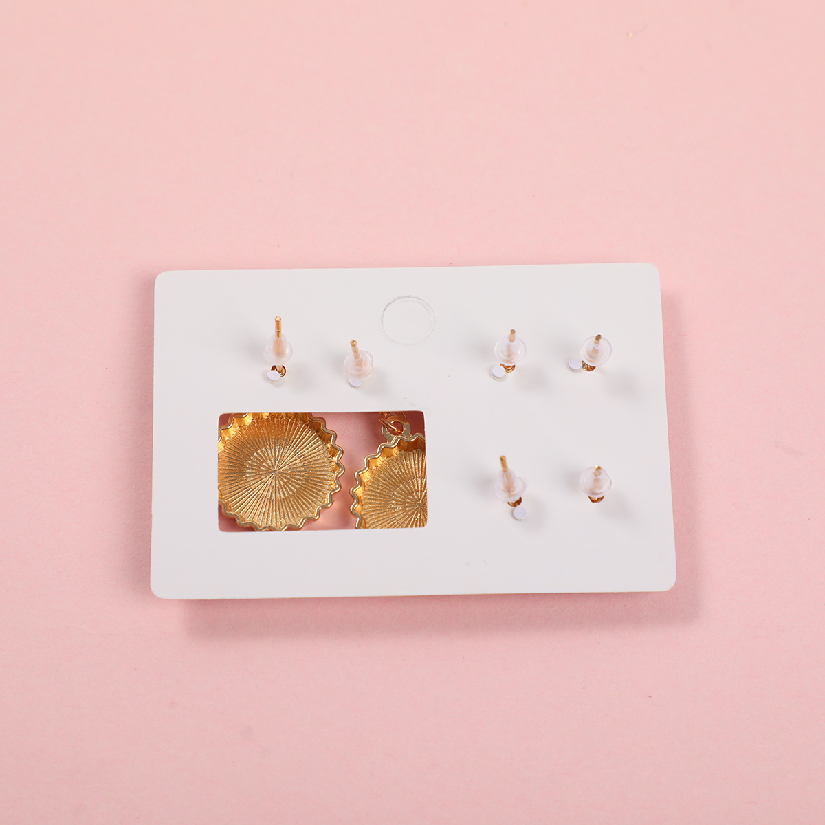 Bottle Cap Luxury 3 Pairs Earrings