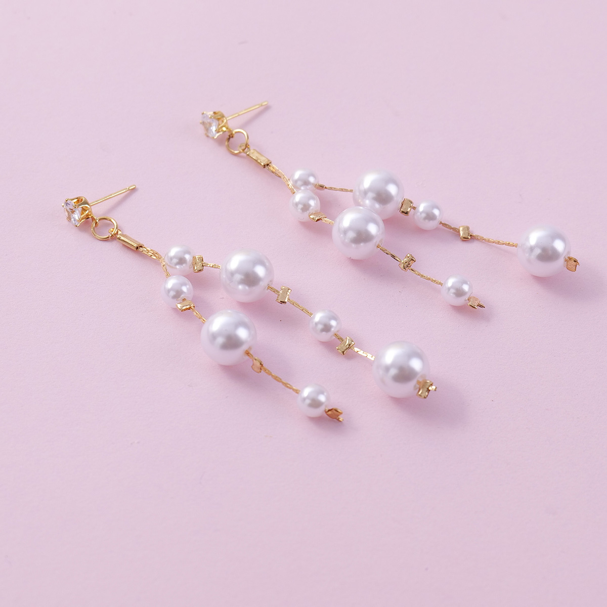 Pearl Pendant Earrings