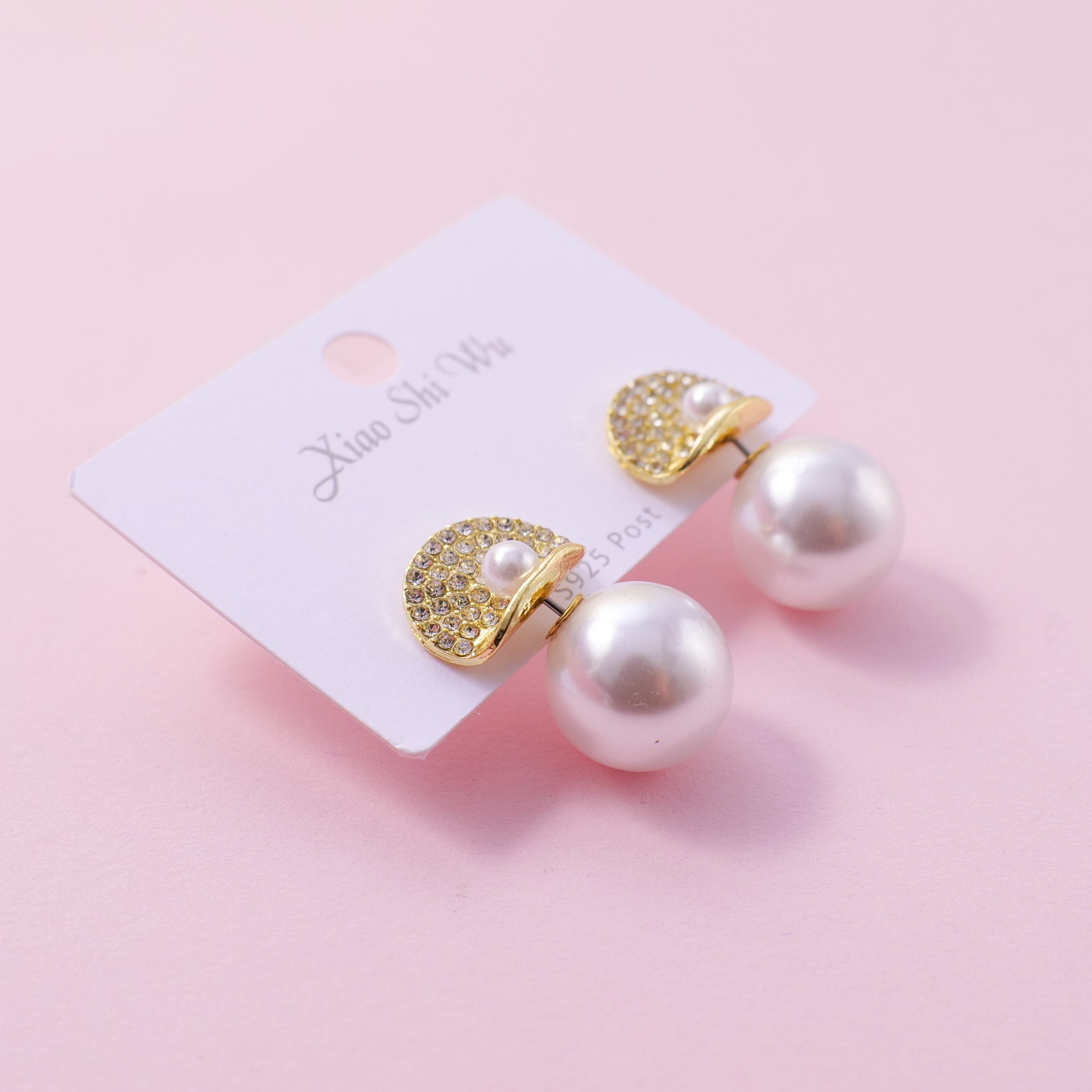 Shimmer Pearl Earrings