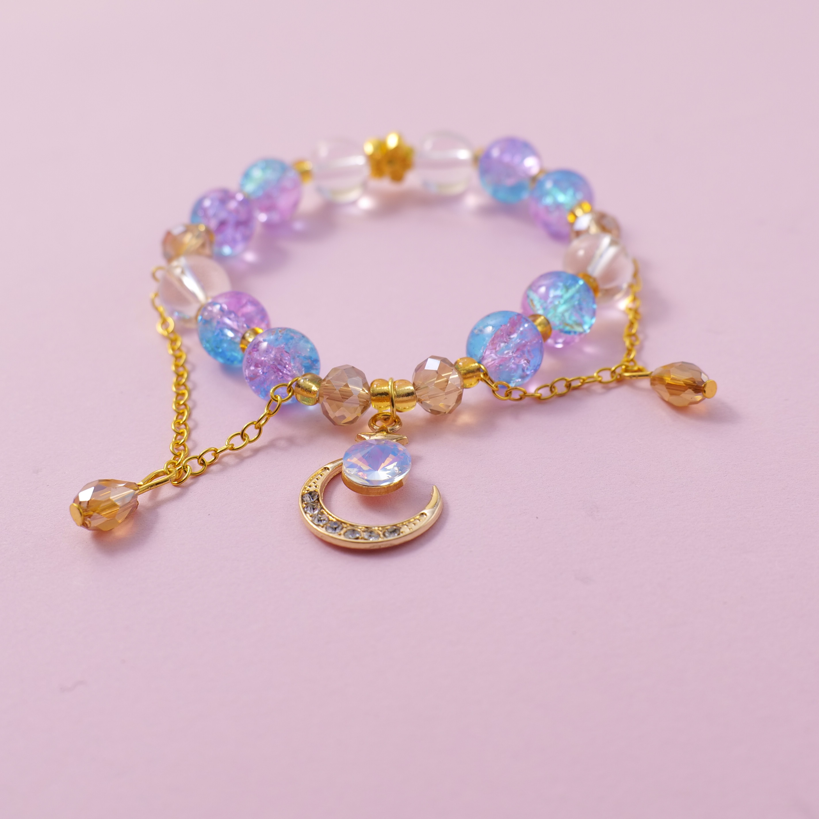 Luxe Crystal Clear Bracelet - 9