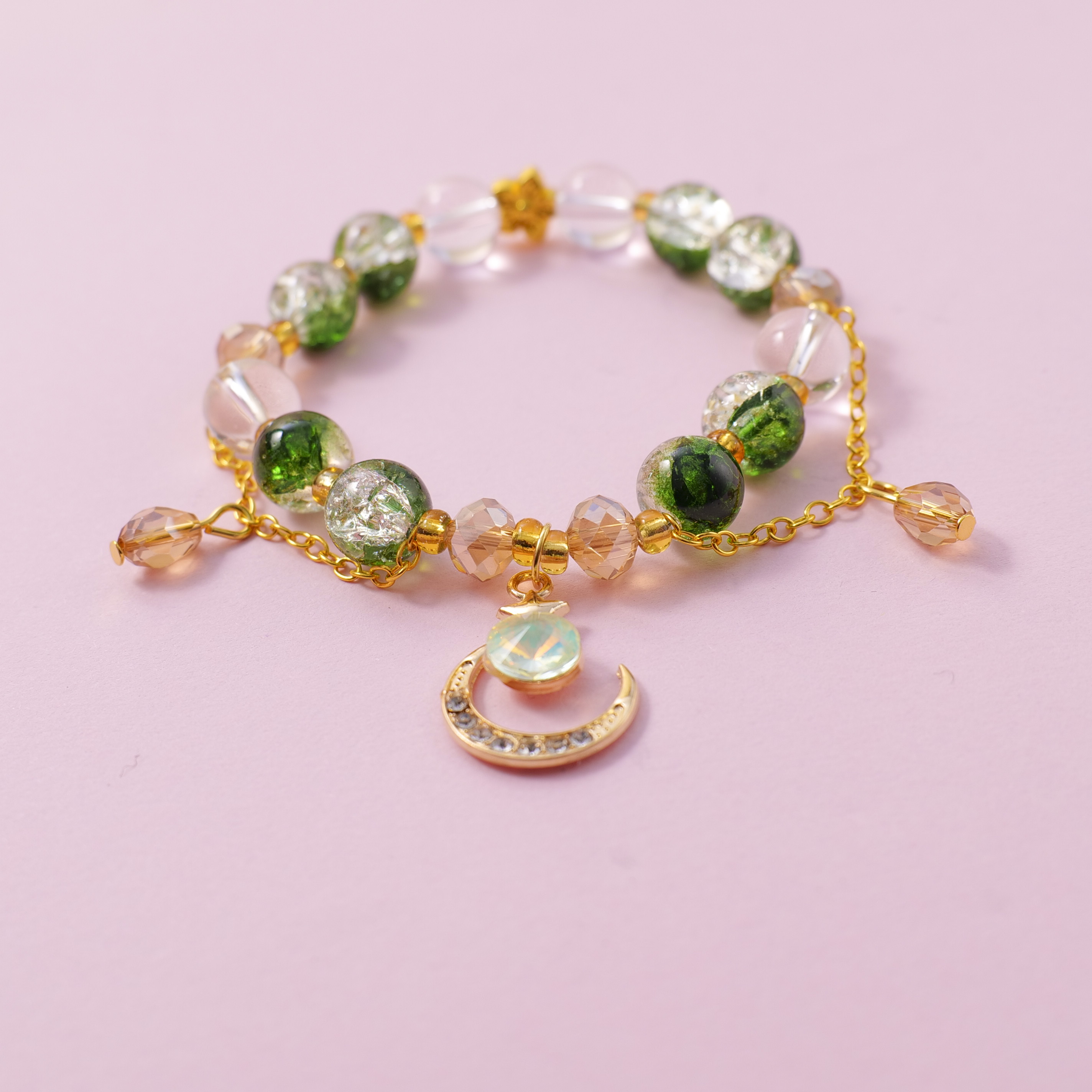 Luxe Crystal Clear Bracelet - 10
