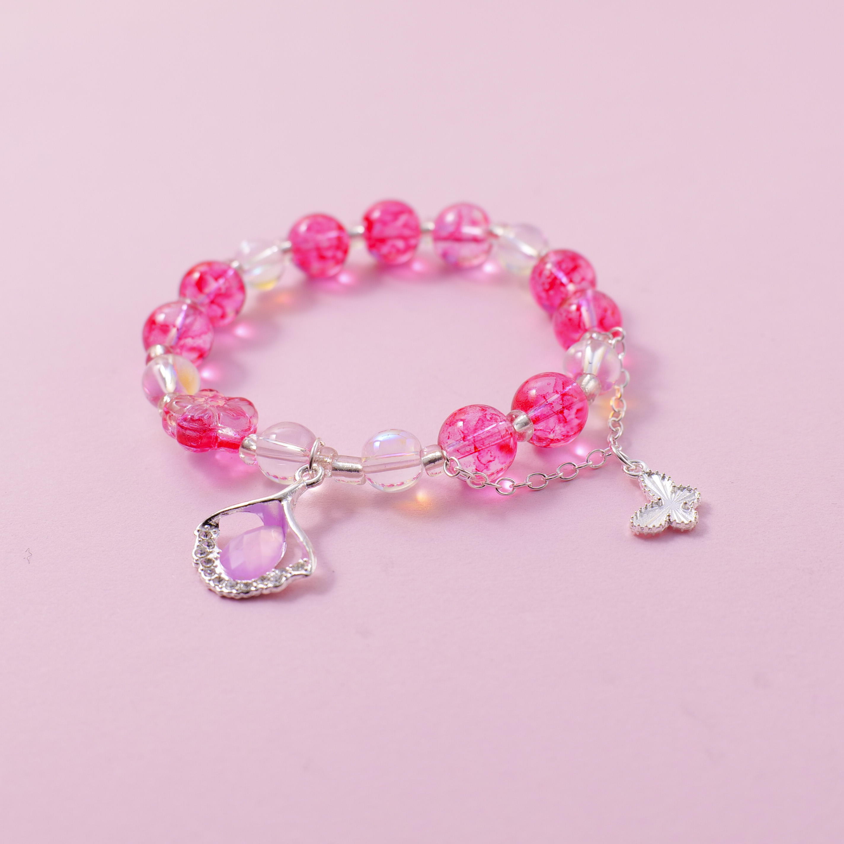Luxe Crystal Clear Bracelet - 14