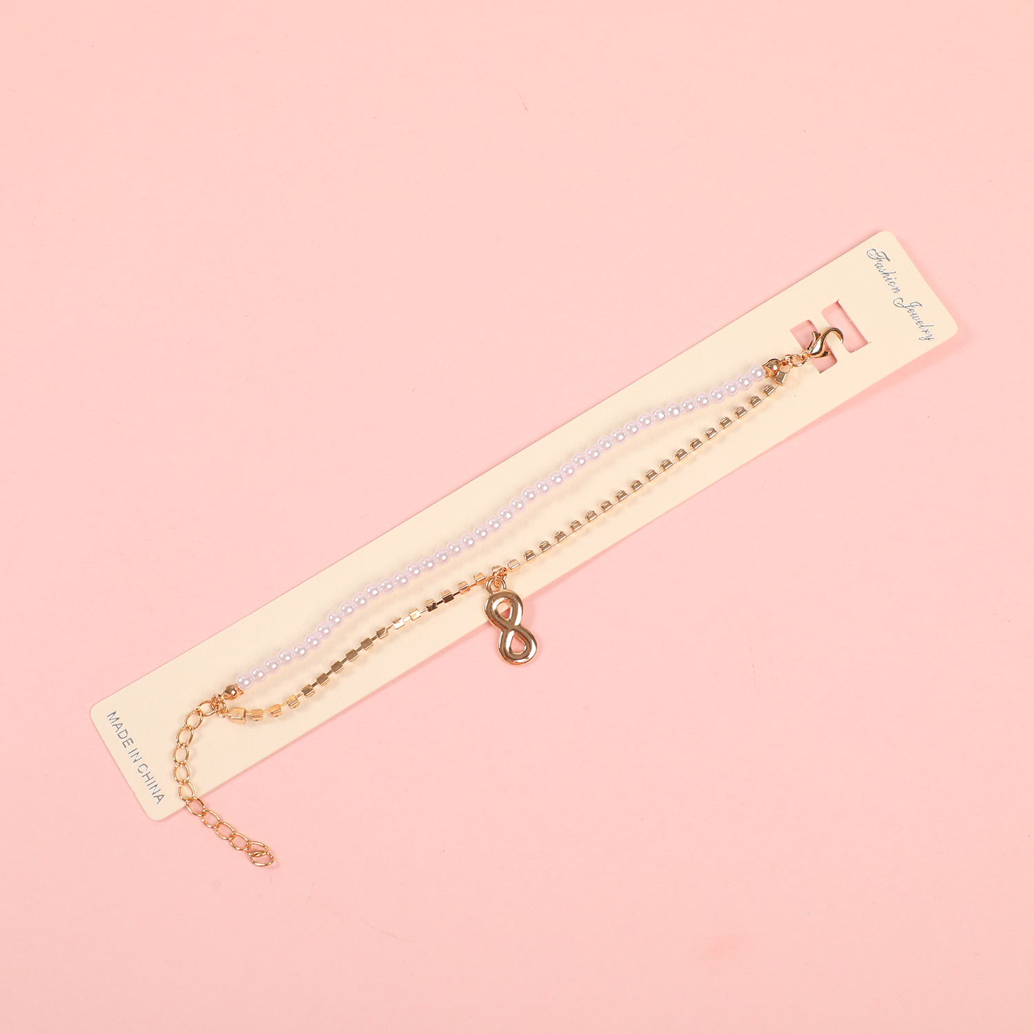 Random Mixed Style Pearl Golden Series Bracelet-2