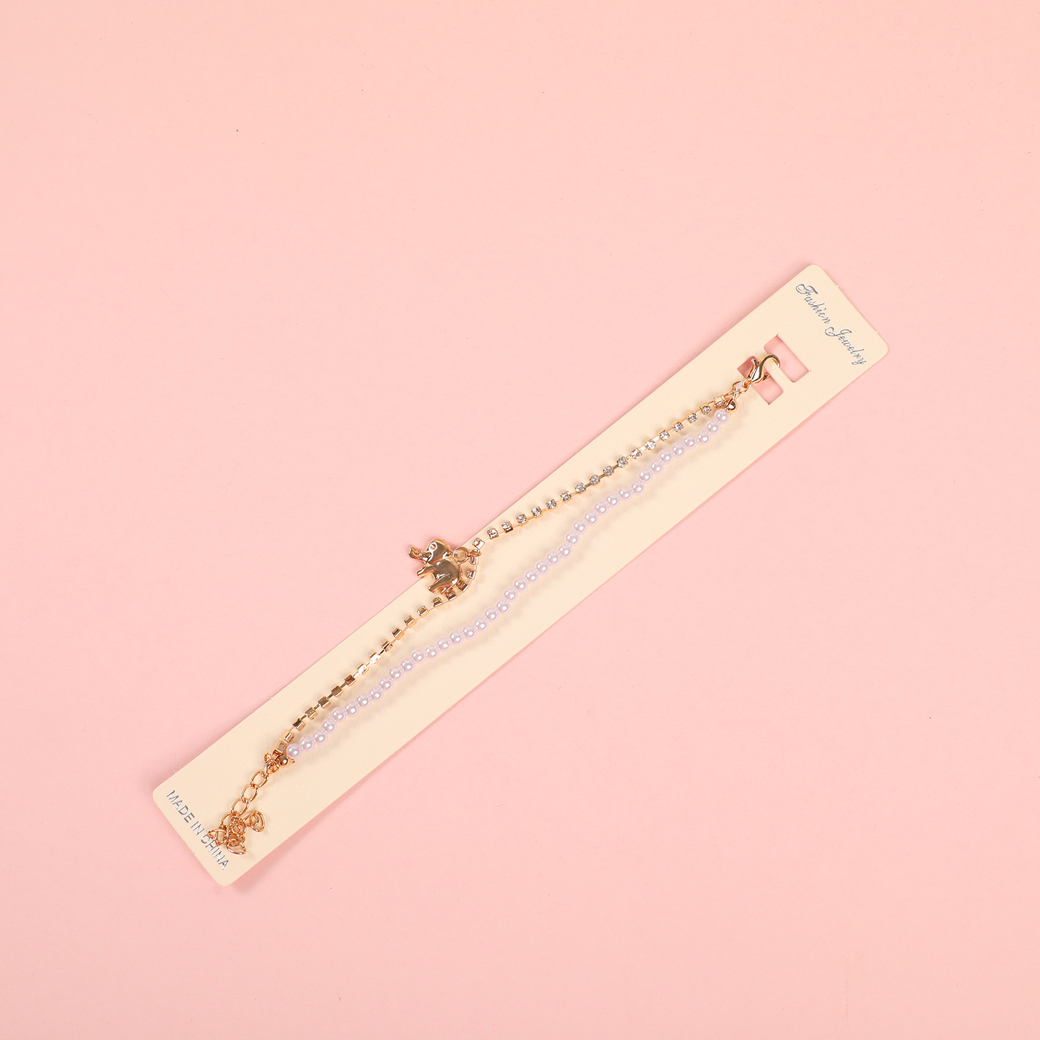 Random Mixed Style Pearl Golden Series Bracelet-3