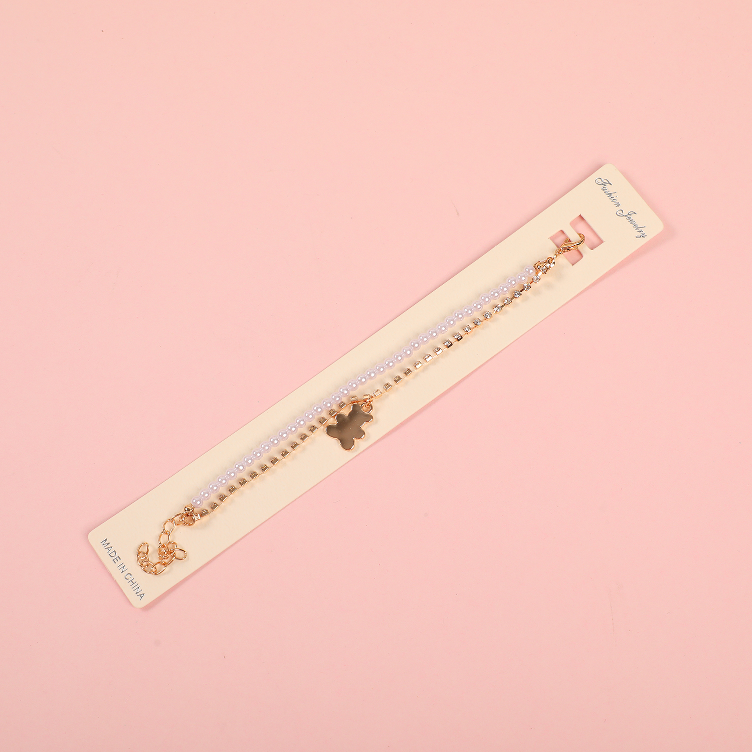 Random Mixed Style Pearl Golden Series Bracelet-5