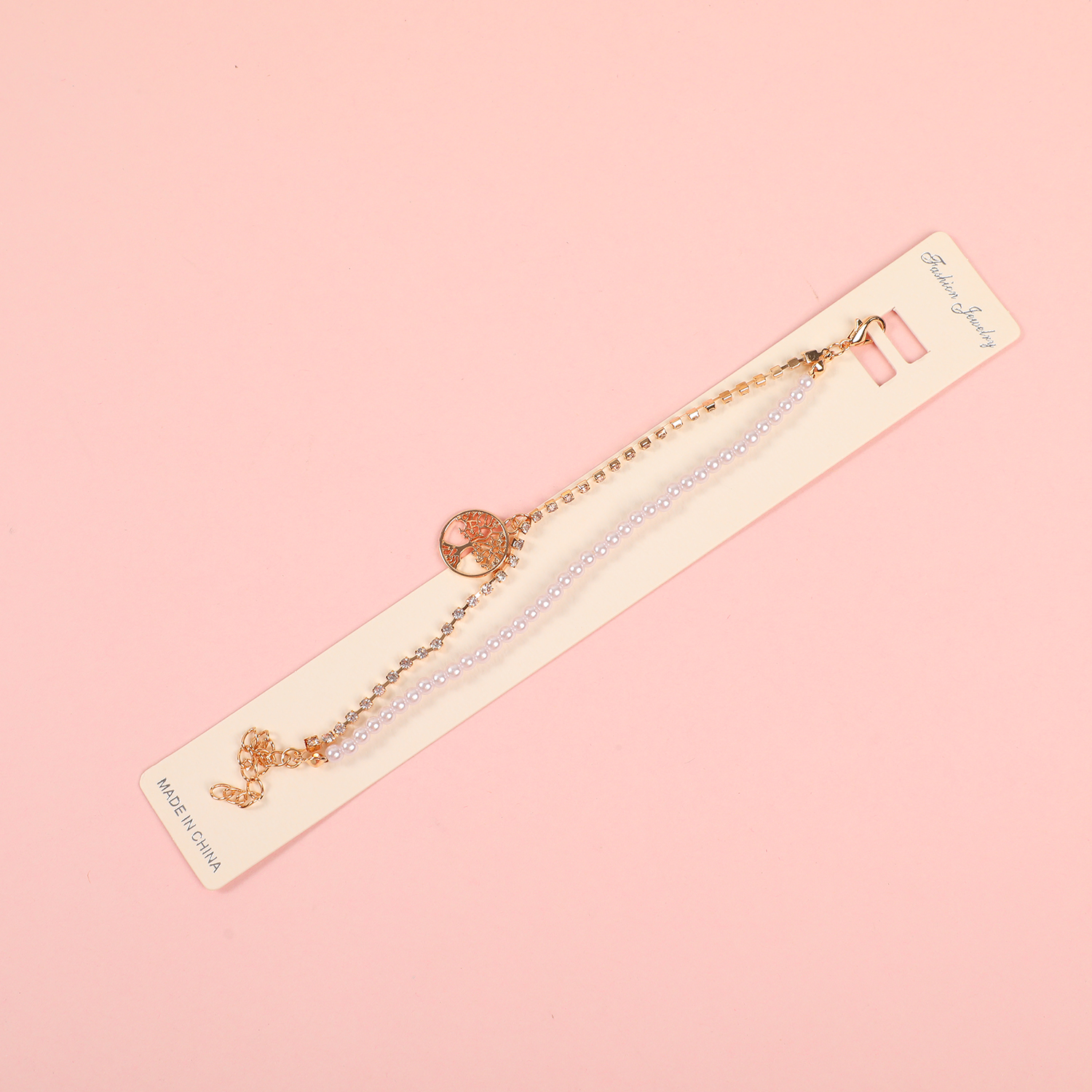 Random Mixed Style Pearl Golden Series Bracelet-6