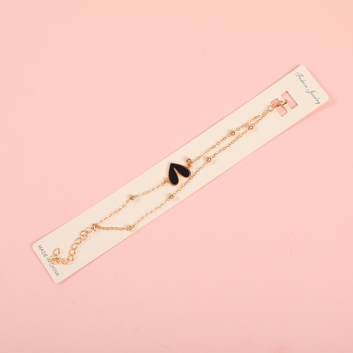 Random Mixed Style Heart Golden Bracelet