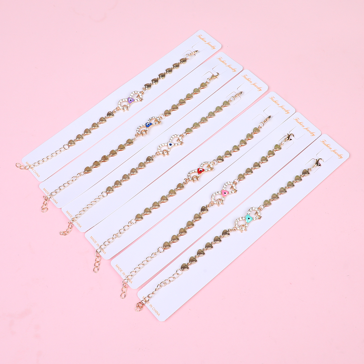 Random Mixed Style Golden Moderate Luxury Fashion Bracelet-2