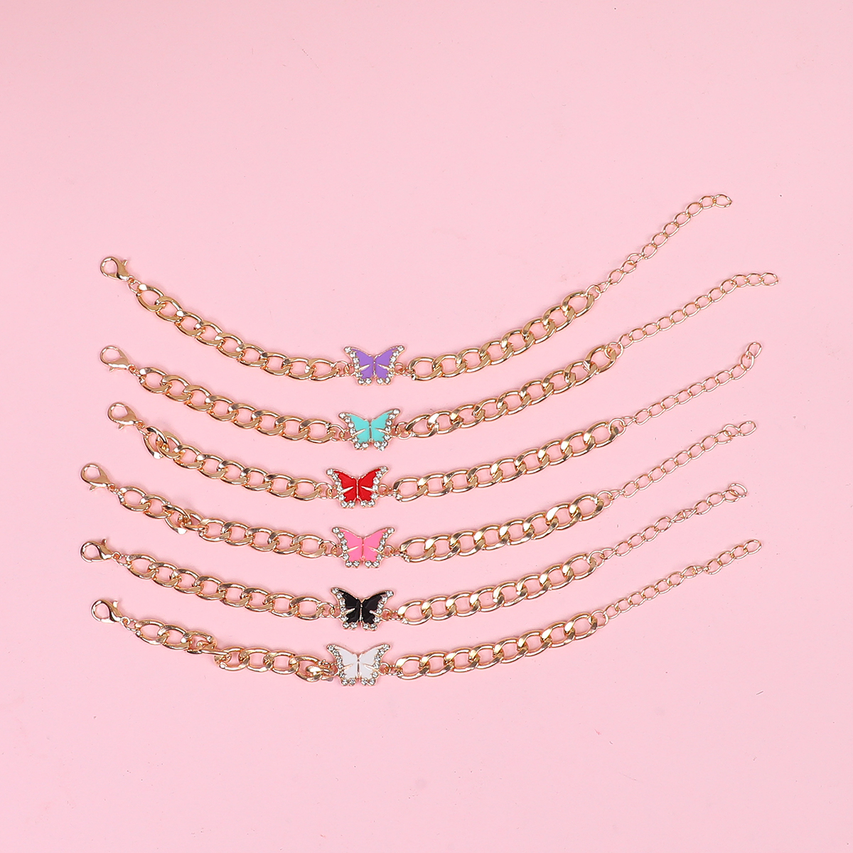 Random Mixed Style Golden Moderate Luxury Fashion Bracelet-3