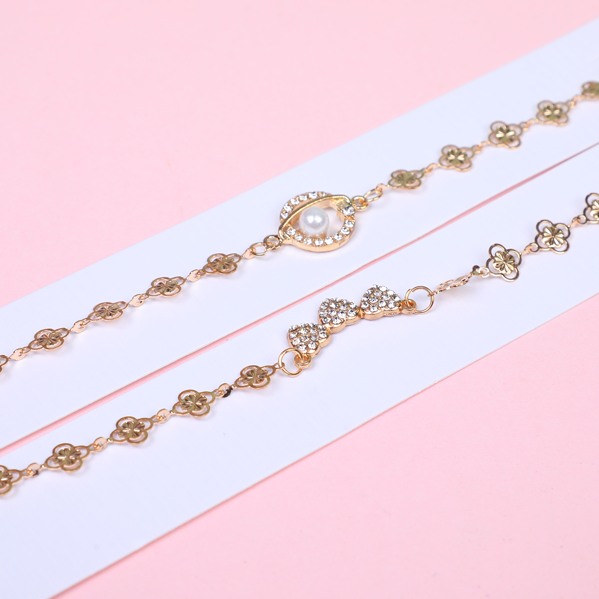 Random Mixed Style Golden Moderate Luxury Fashion Bracelet-11