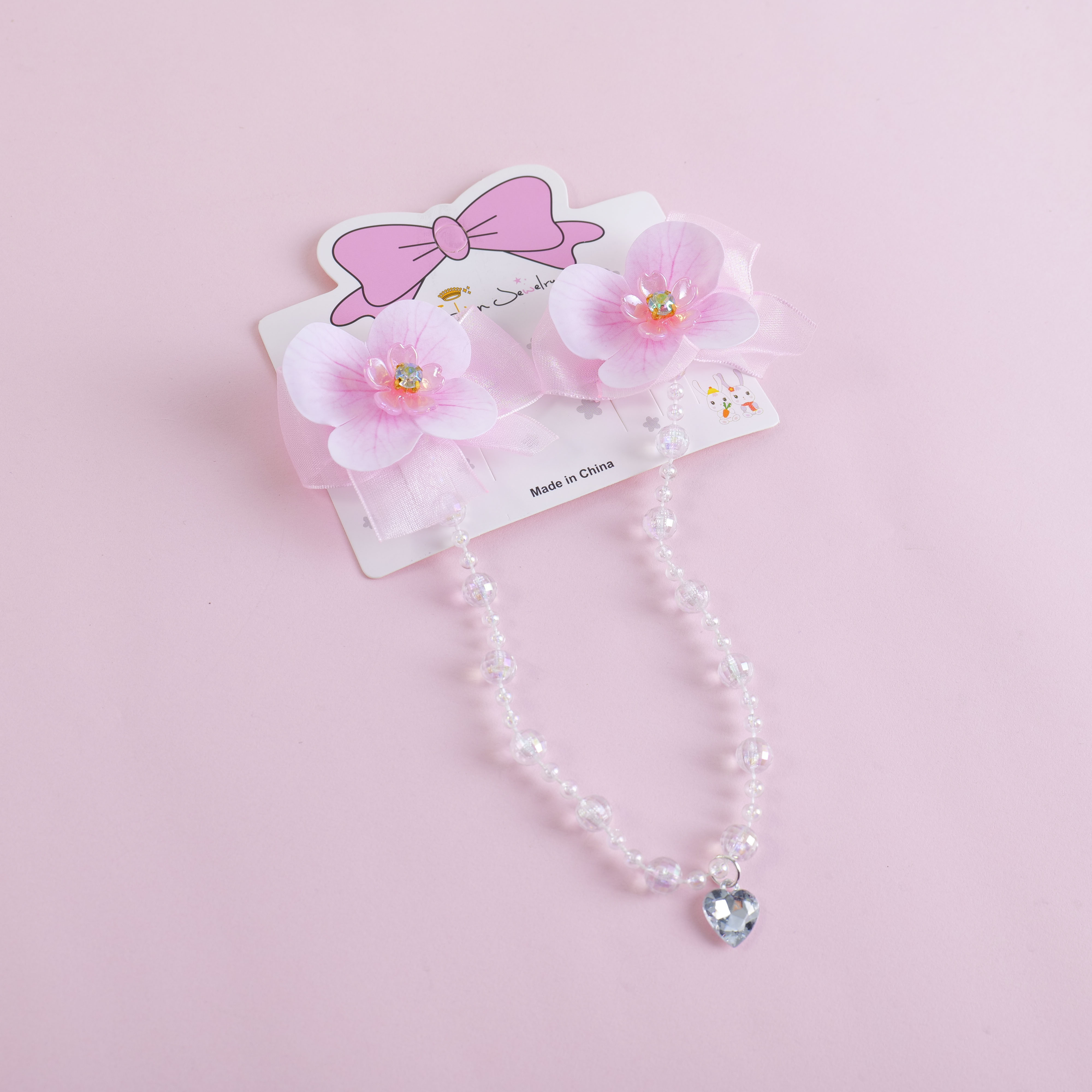 Pink Petal Forehead Chain