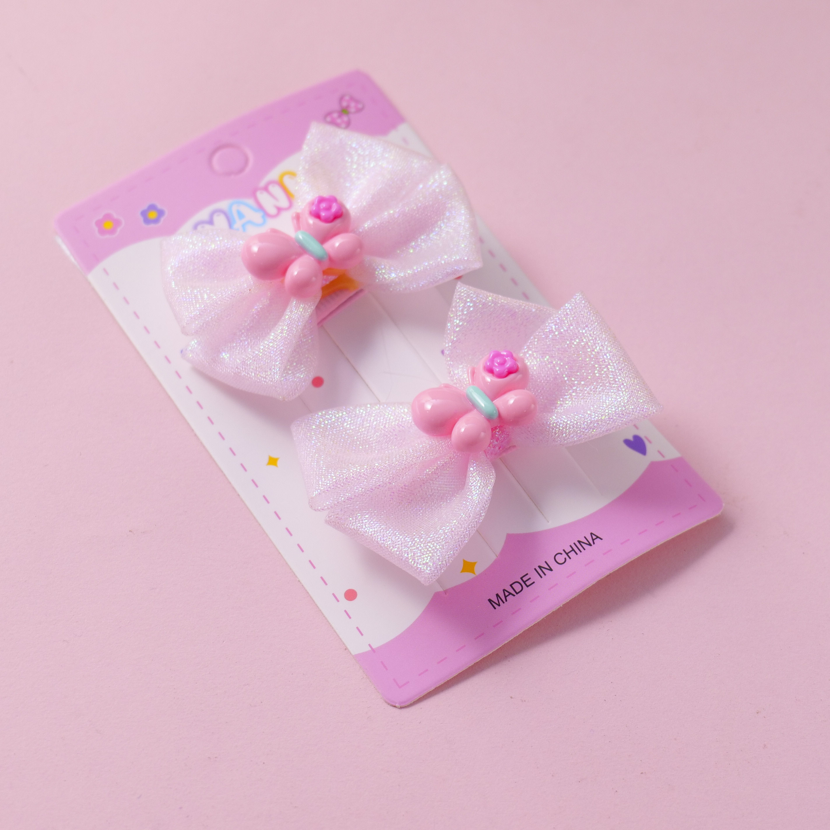 Butterfly Pearlescent Hair Clips 2pcs